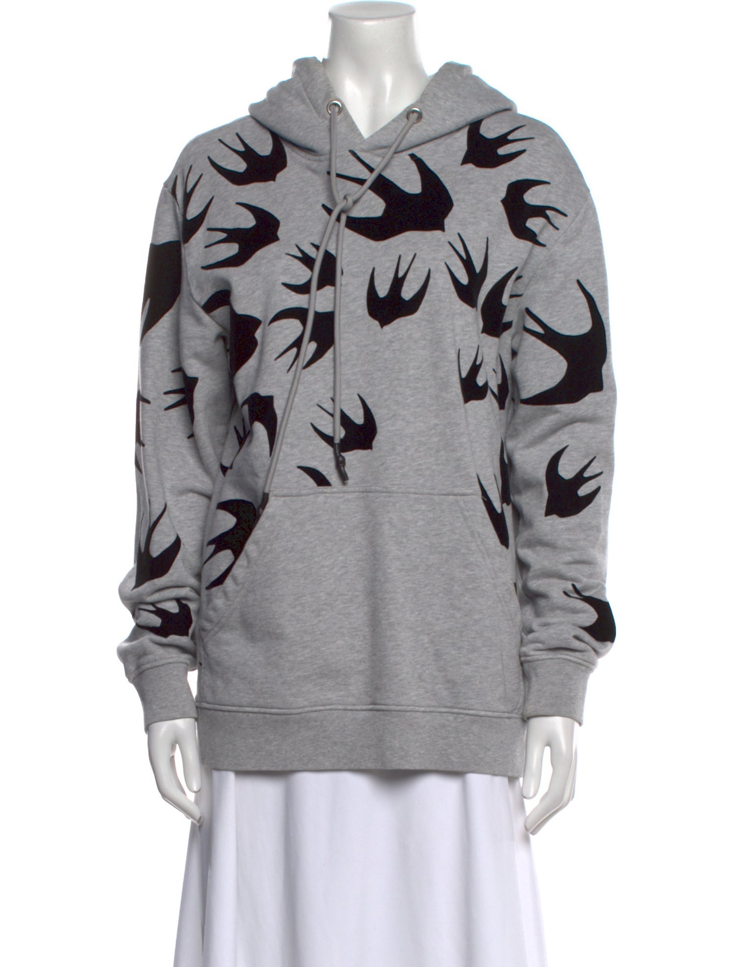 McQ Alexander McQueen Graphic Print Crew Neck Sweatshirt