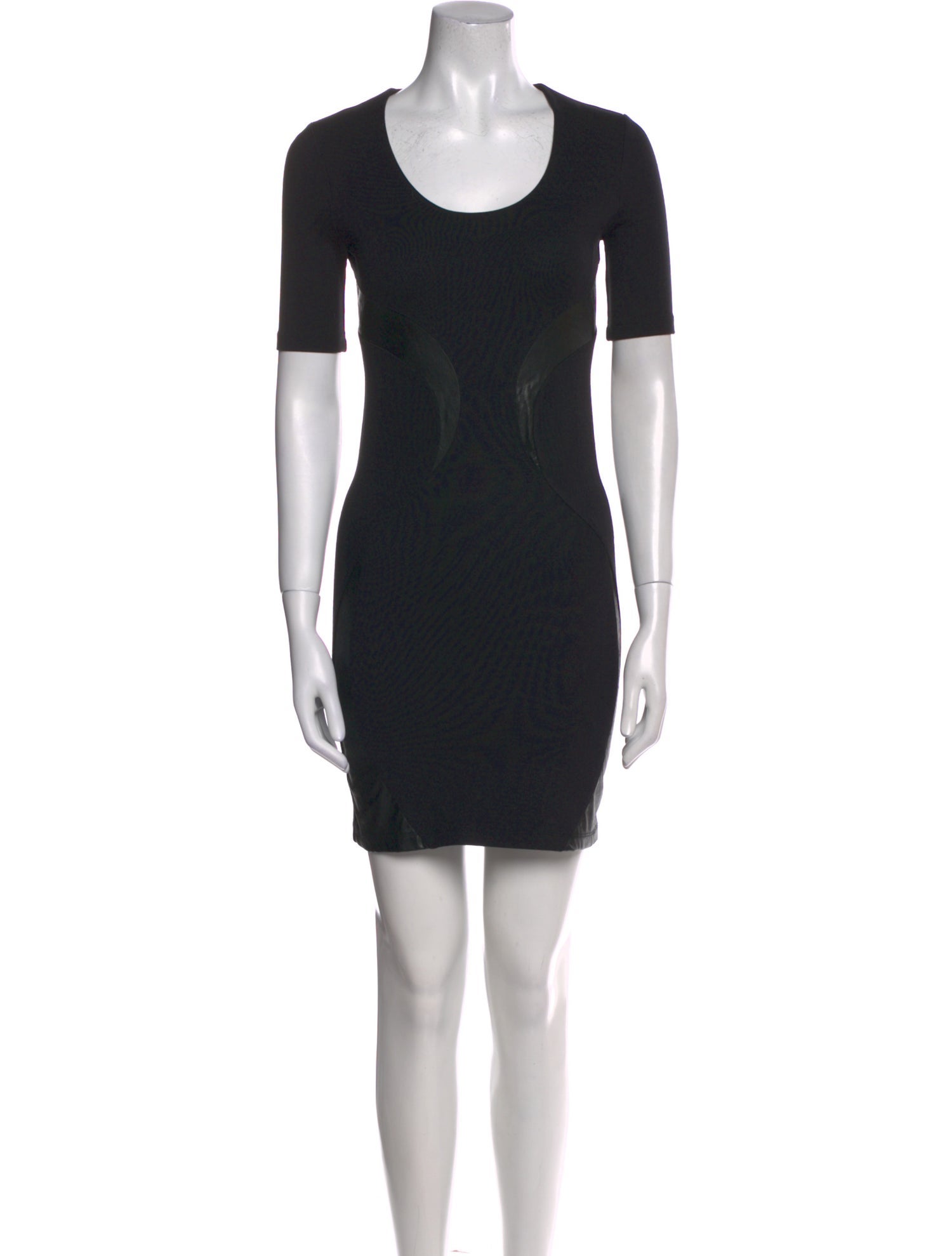 McQ Alexander McQueen Scoop Neck Mini Dress