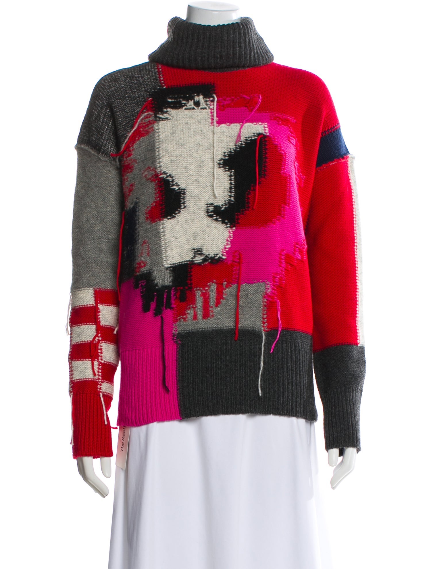 McQ Alexander McQueen Wool Printed Sweater