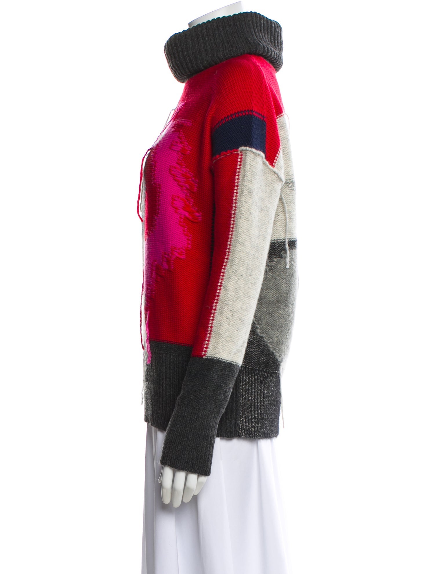 McQ Alexander McQueen Wool Printed Sweater