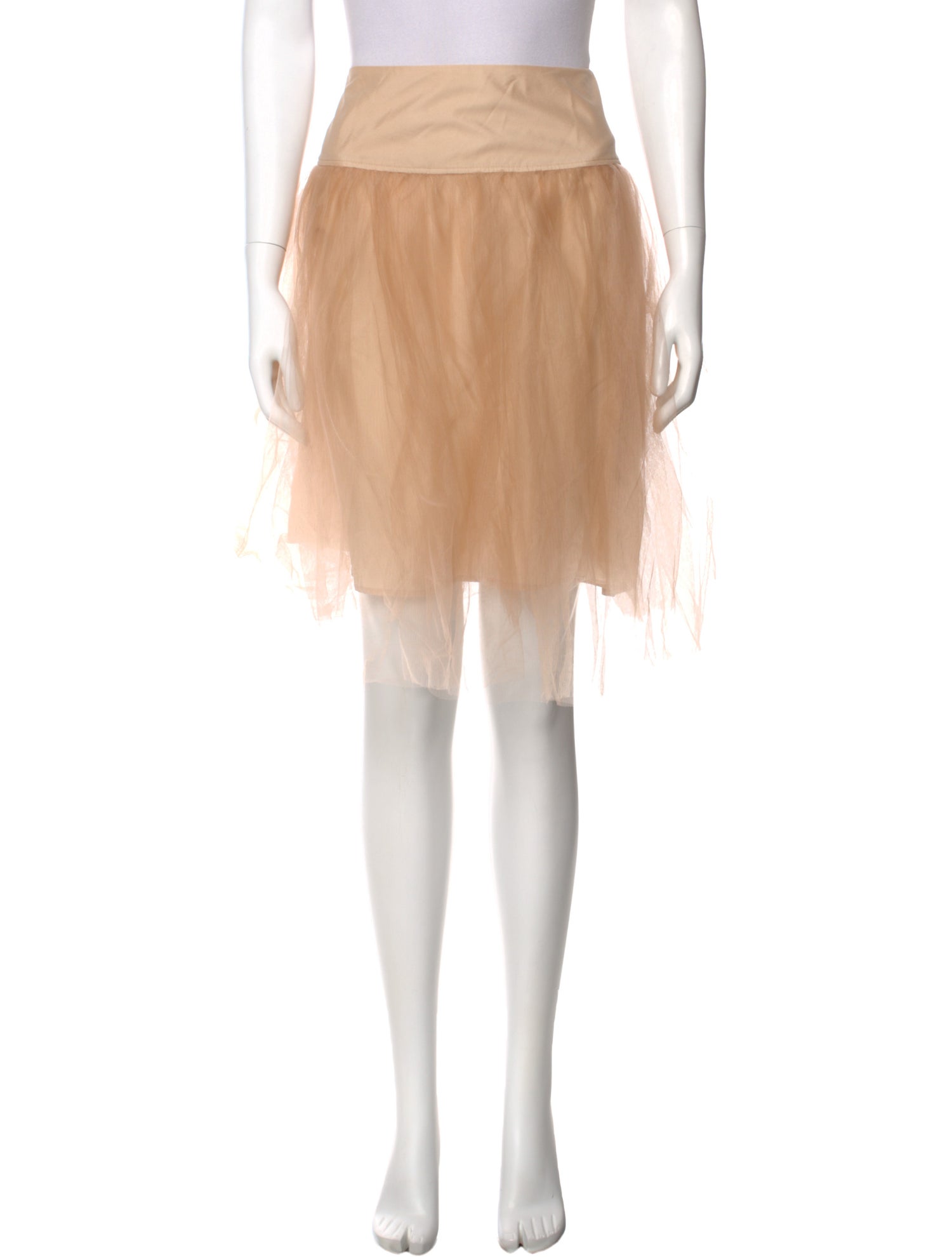 McQ Alexander McQueen Silk Knee-Length Skirt