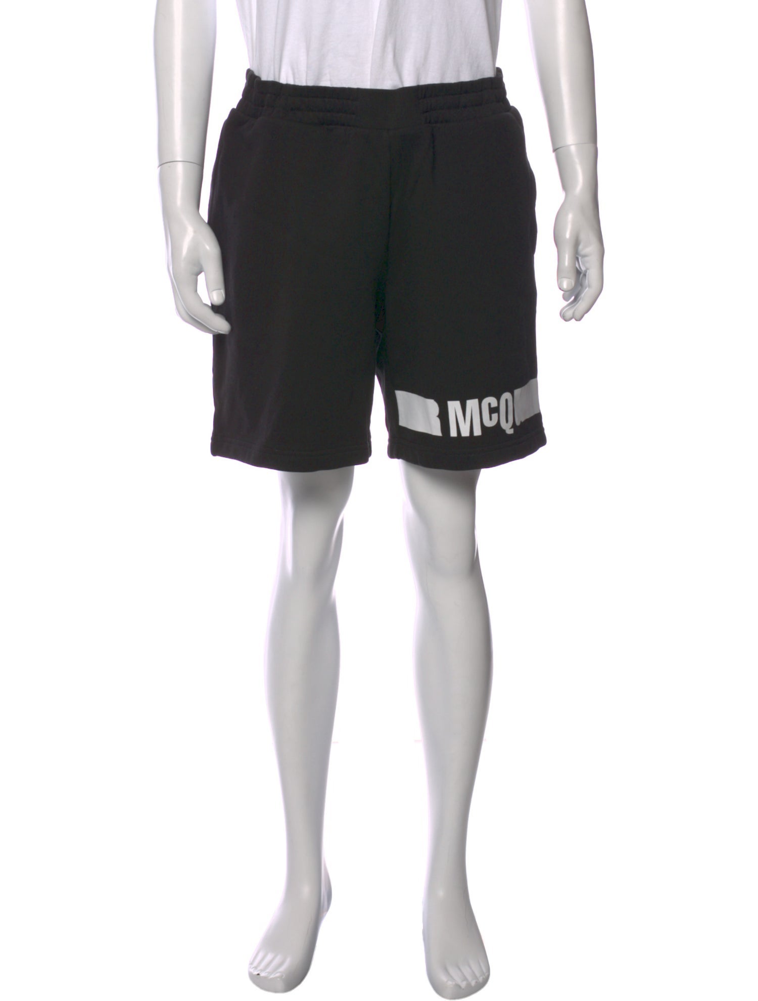 McQ Alexander McQueen Graphic Print Jogger Shorts