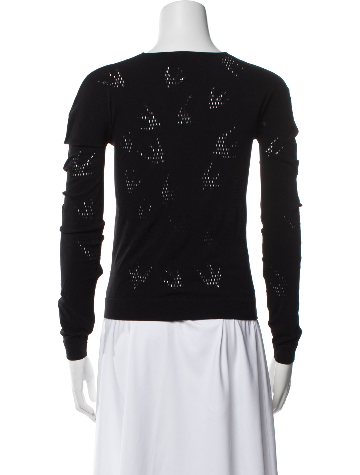 McQ Alexander McQueen Nylon Graphic Print Top - Gem