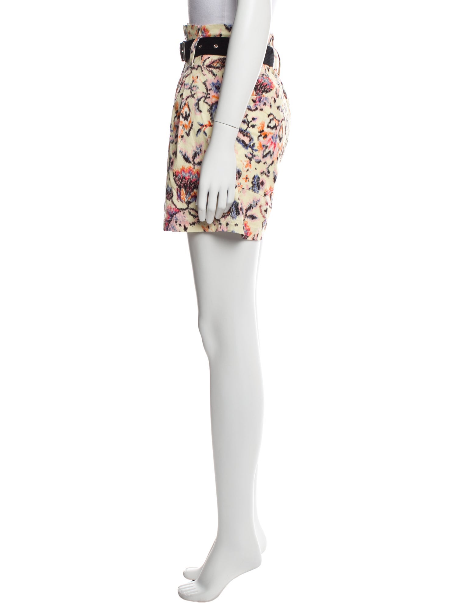 Mariacher Floral Print Mini Shorts w/ Tags