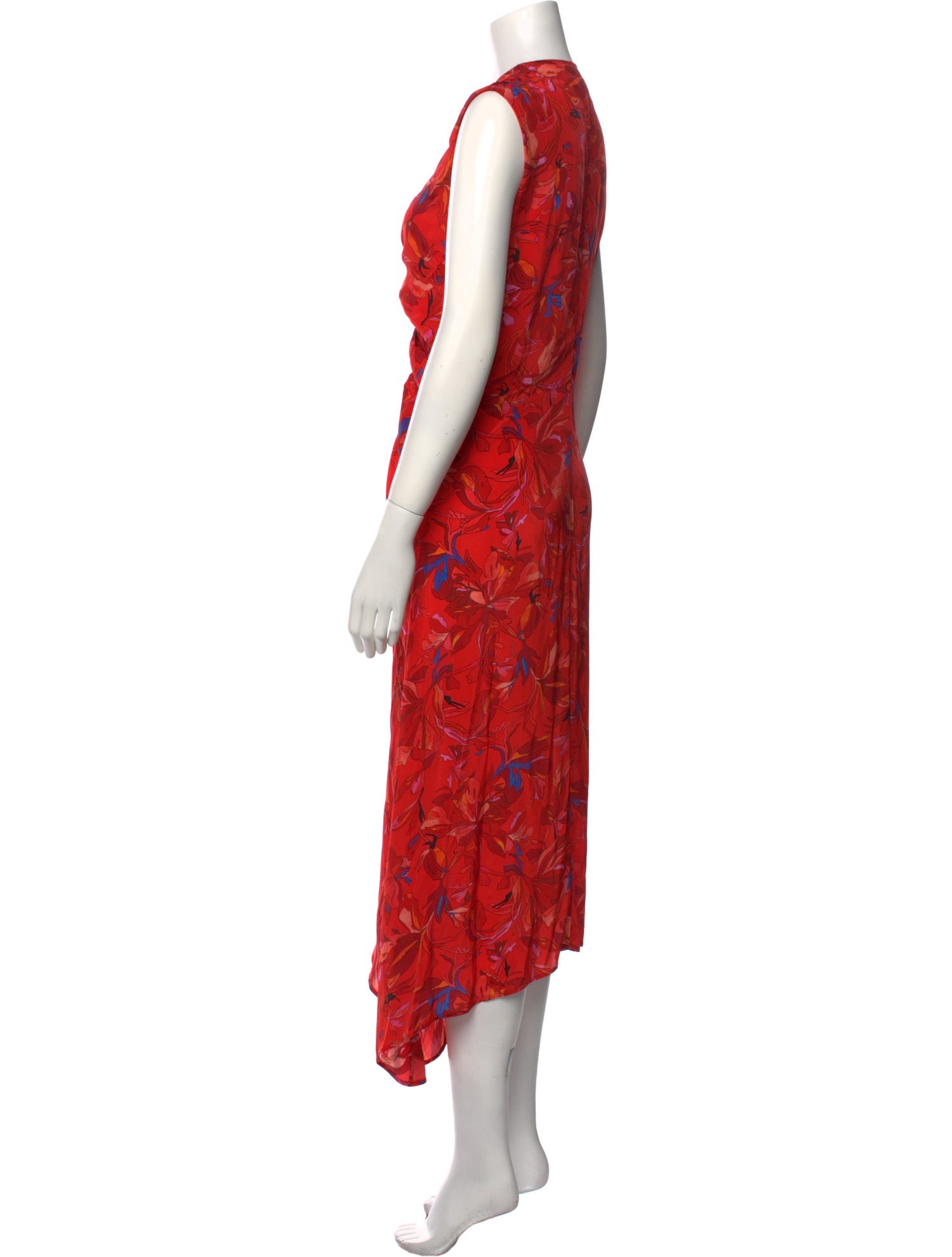 Mariacher Floral Print Long Dress