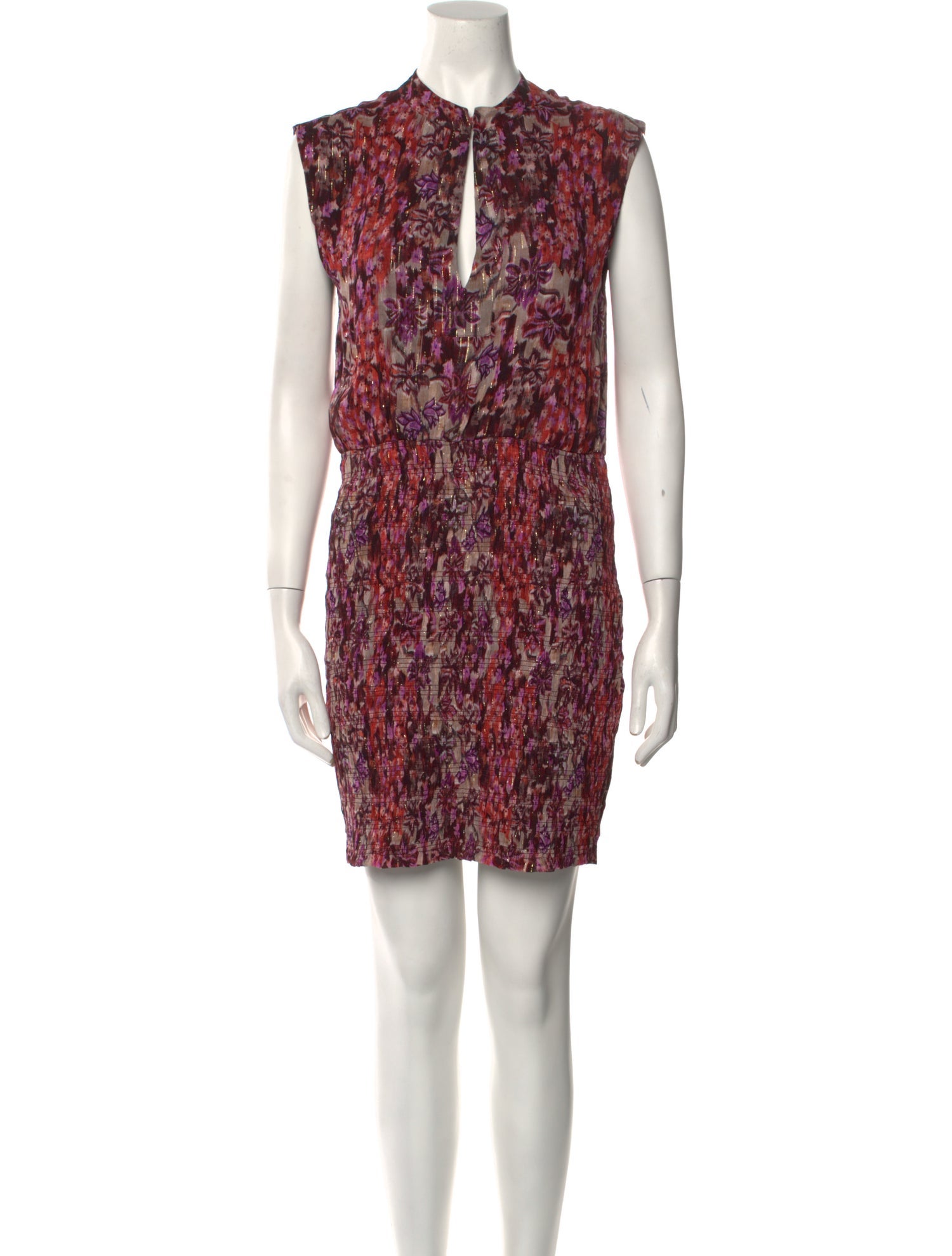 Mariacher Printed Mini Dress