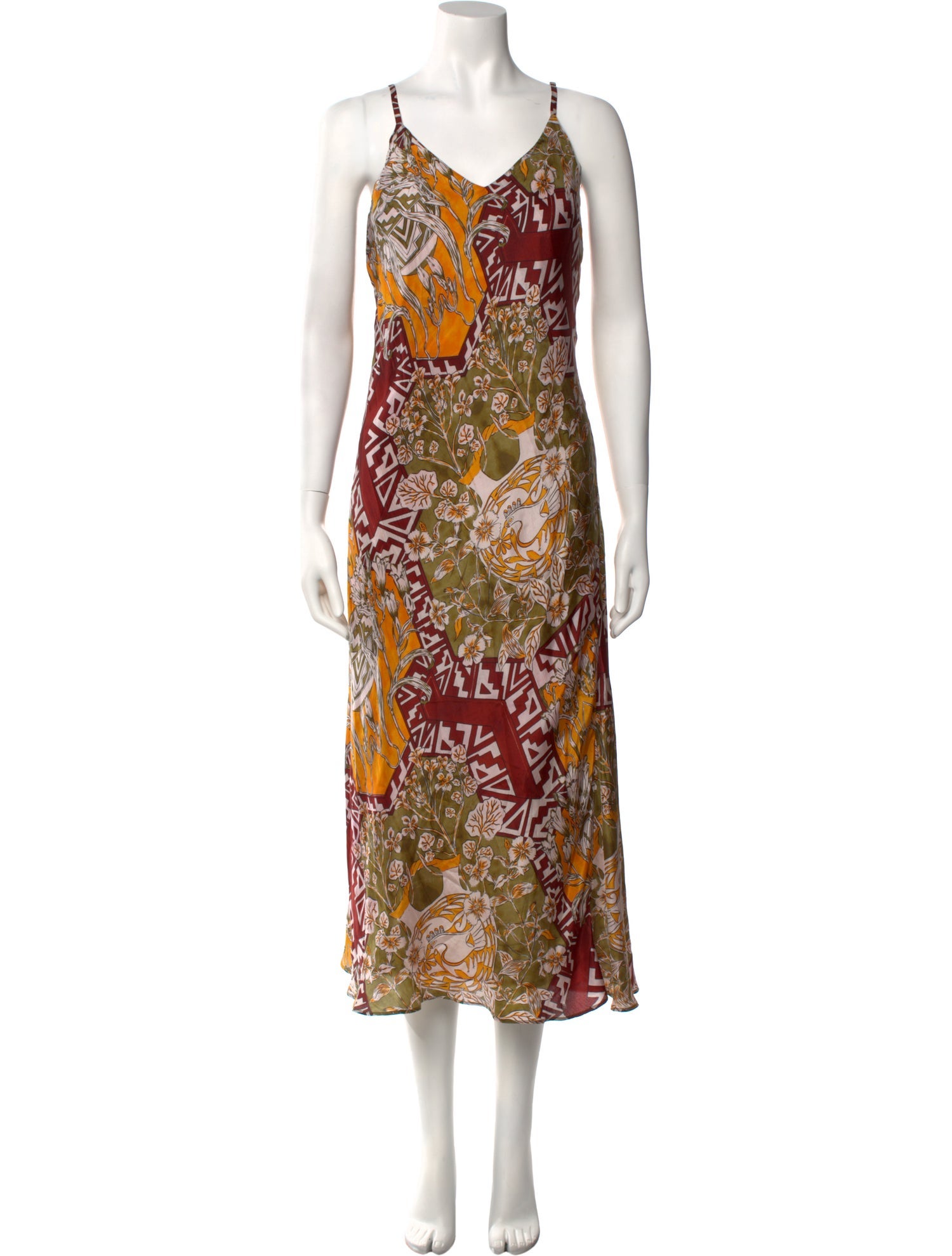 Mariacher Silk Long Dress w/ Tags