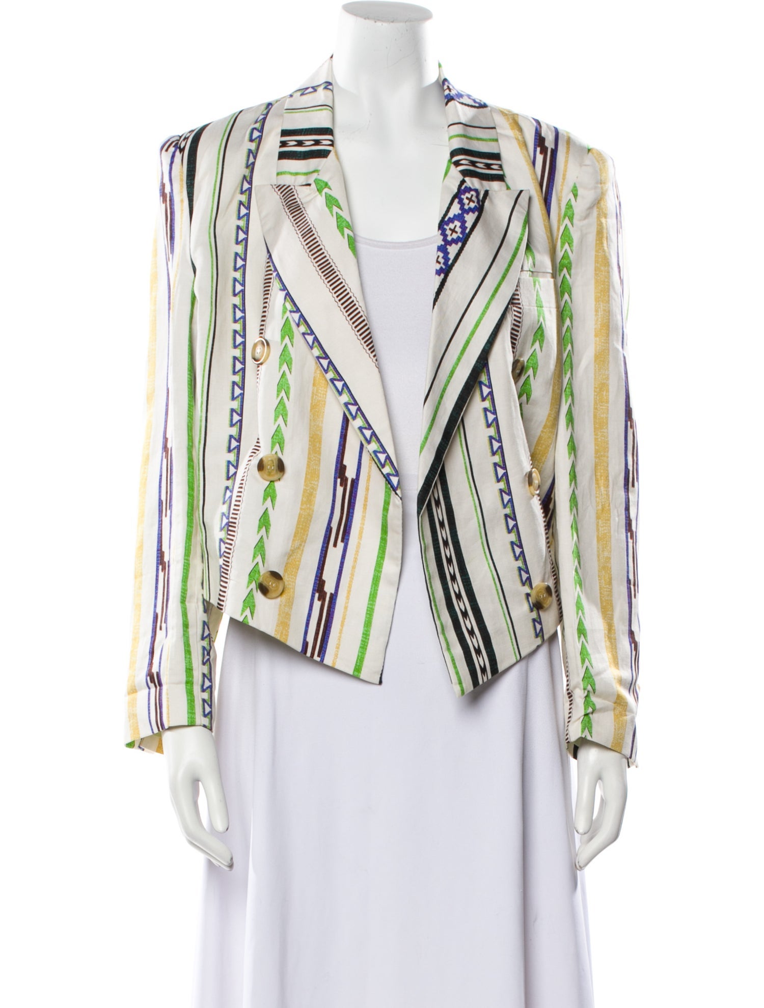 Mariacher Striped Blazer