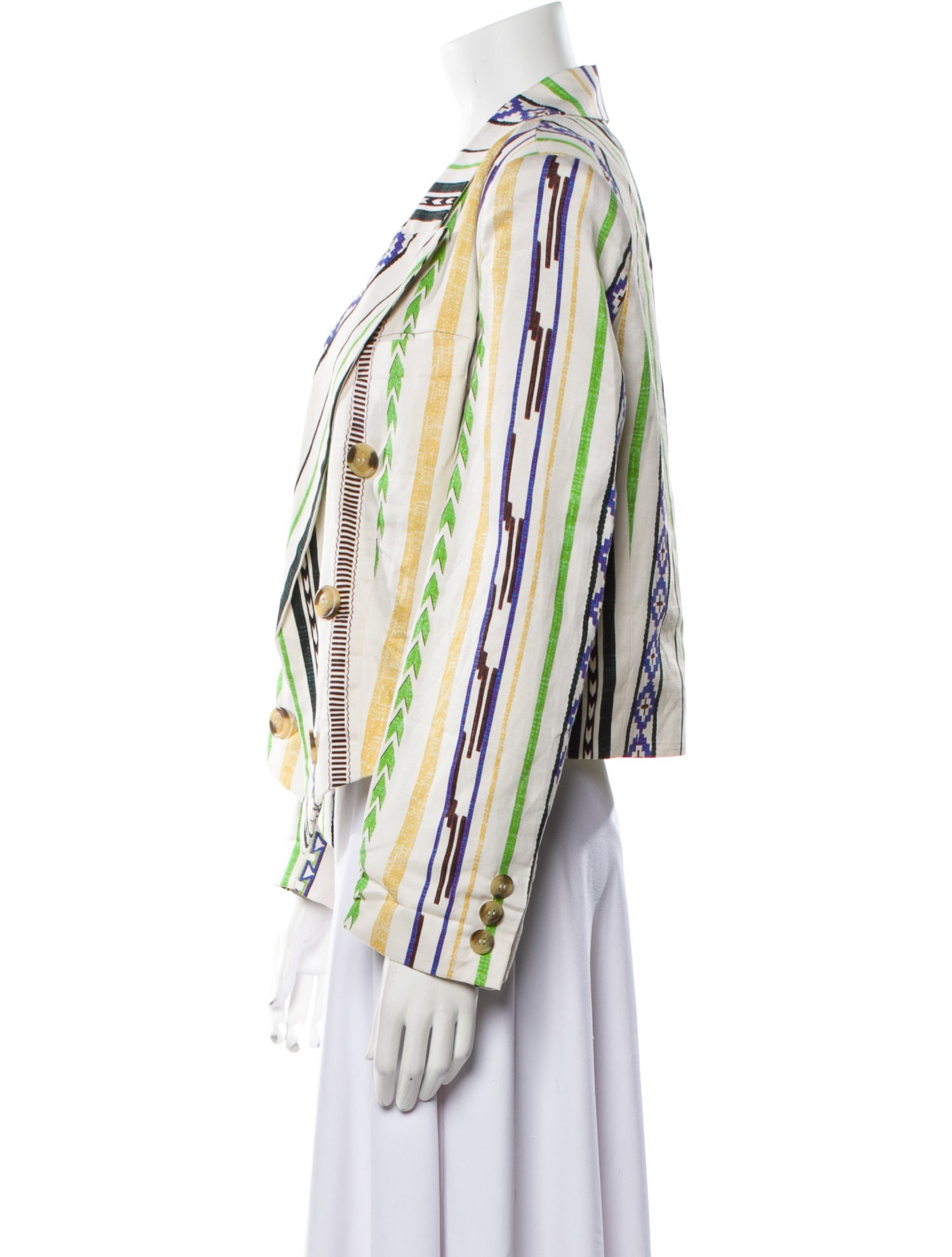 Mariacher Striped Blazer