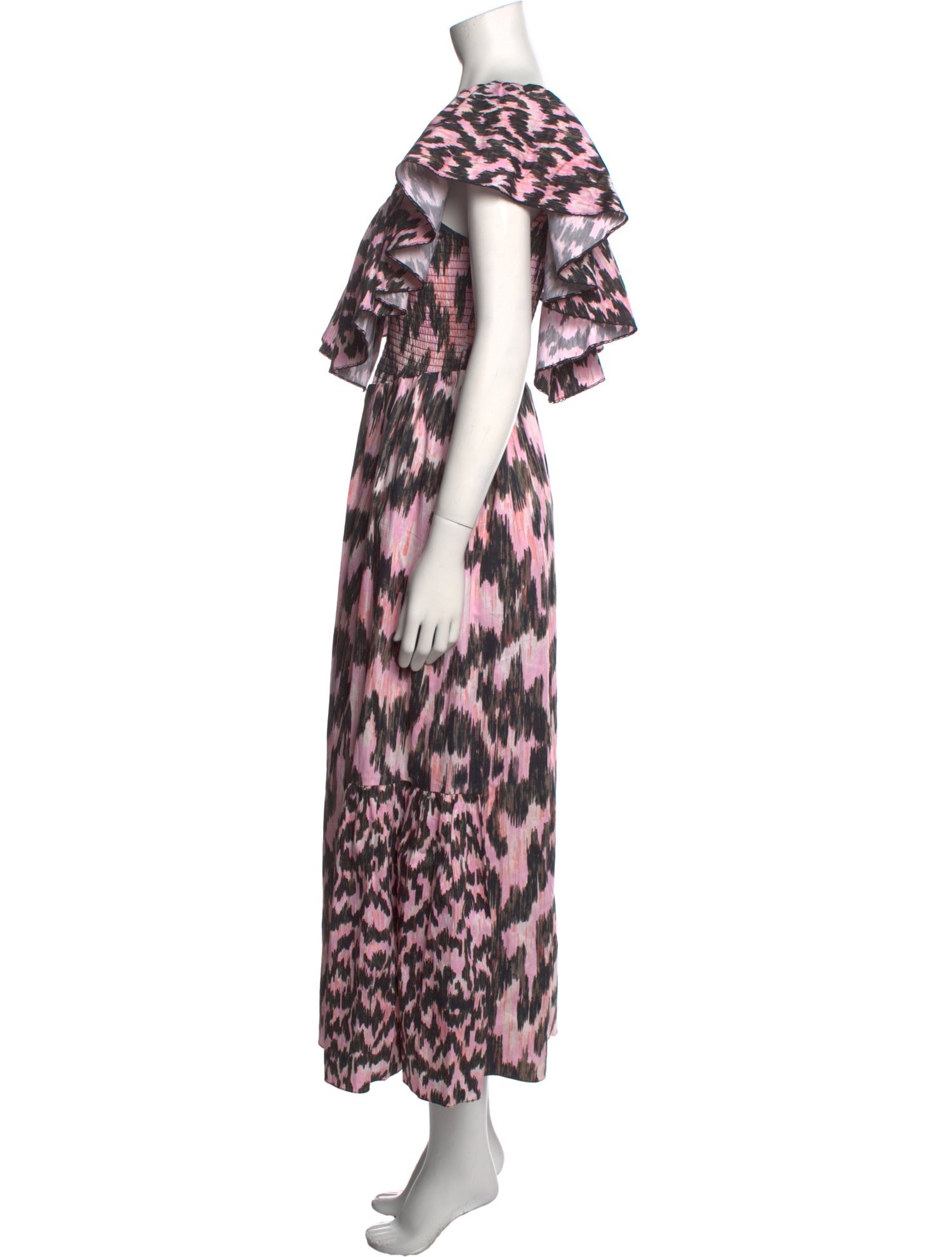 Mariacher Printed Long Dress
