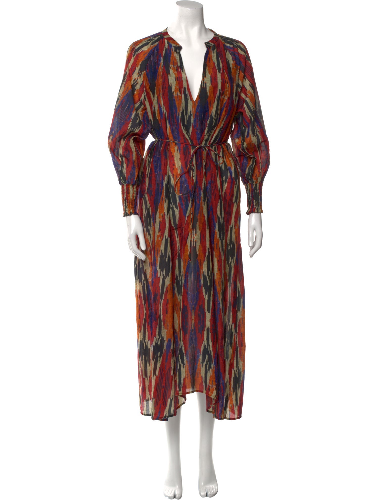 Mariacher Printed Long Dress