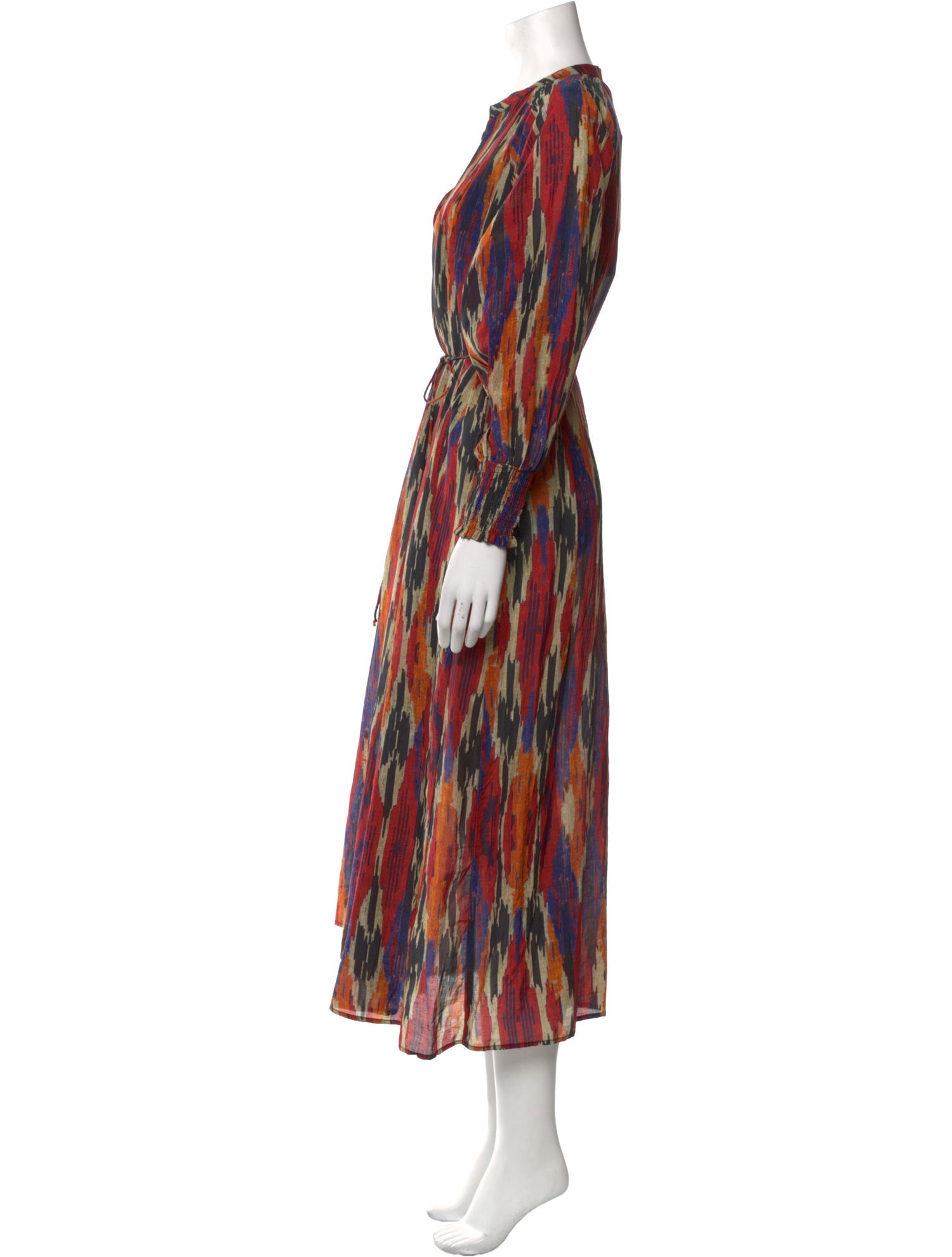 Mariacher Printed Long Dress