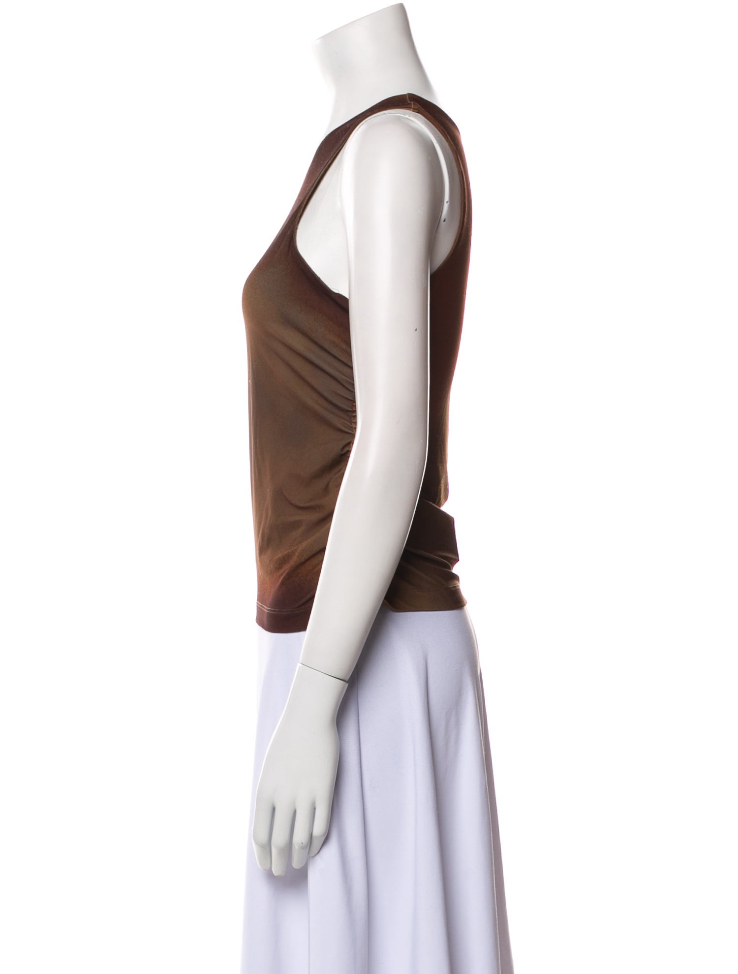 Mariacher Scoop Neck Sleeveless Top