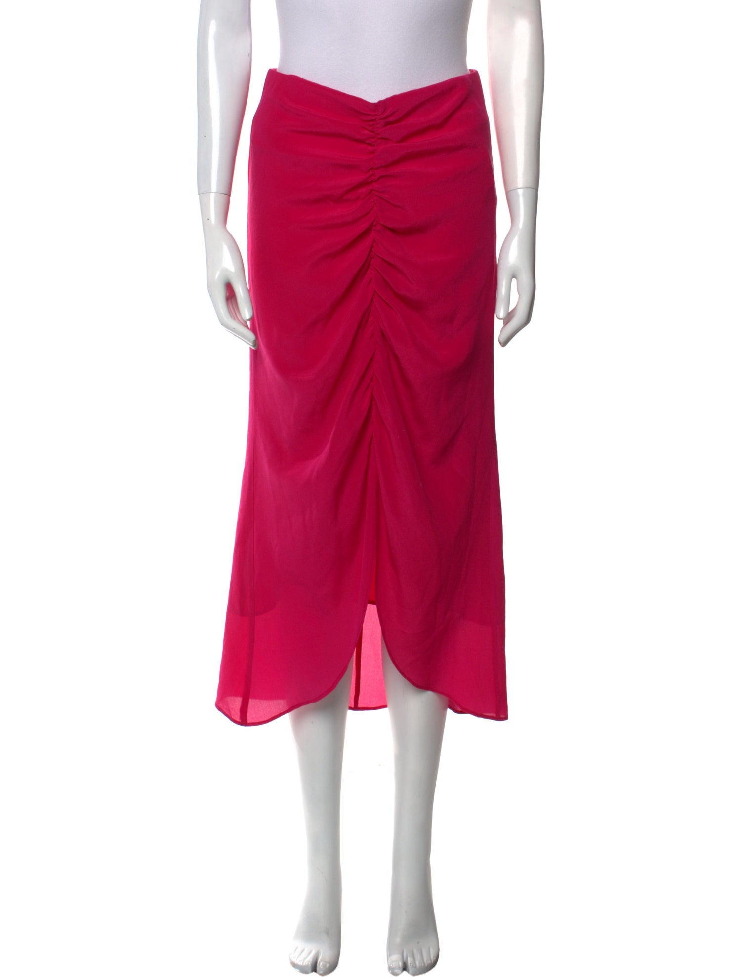 Mariacher Silk Midi Length Skirt