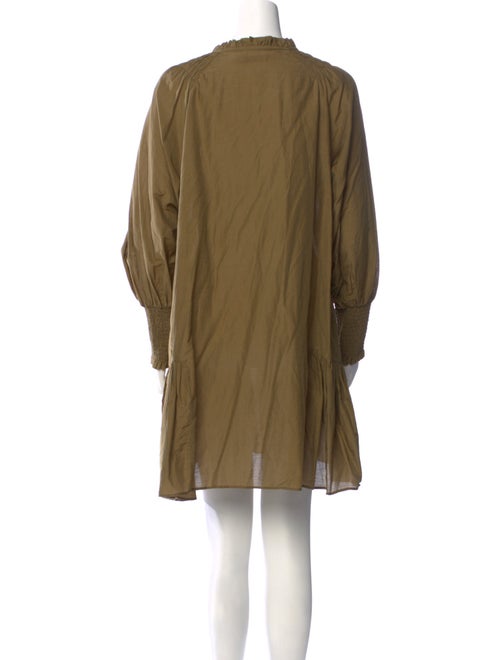 Mariacher Tie Neck Mini Dress