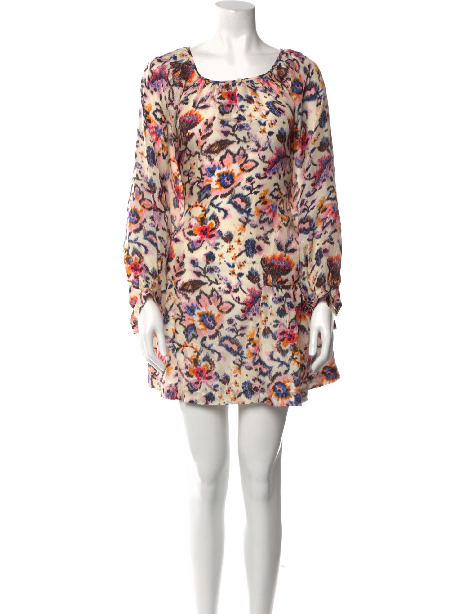 Mariacher Silk Mini Dress