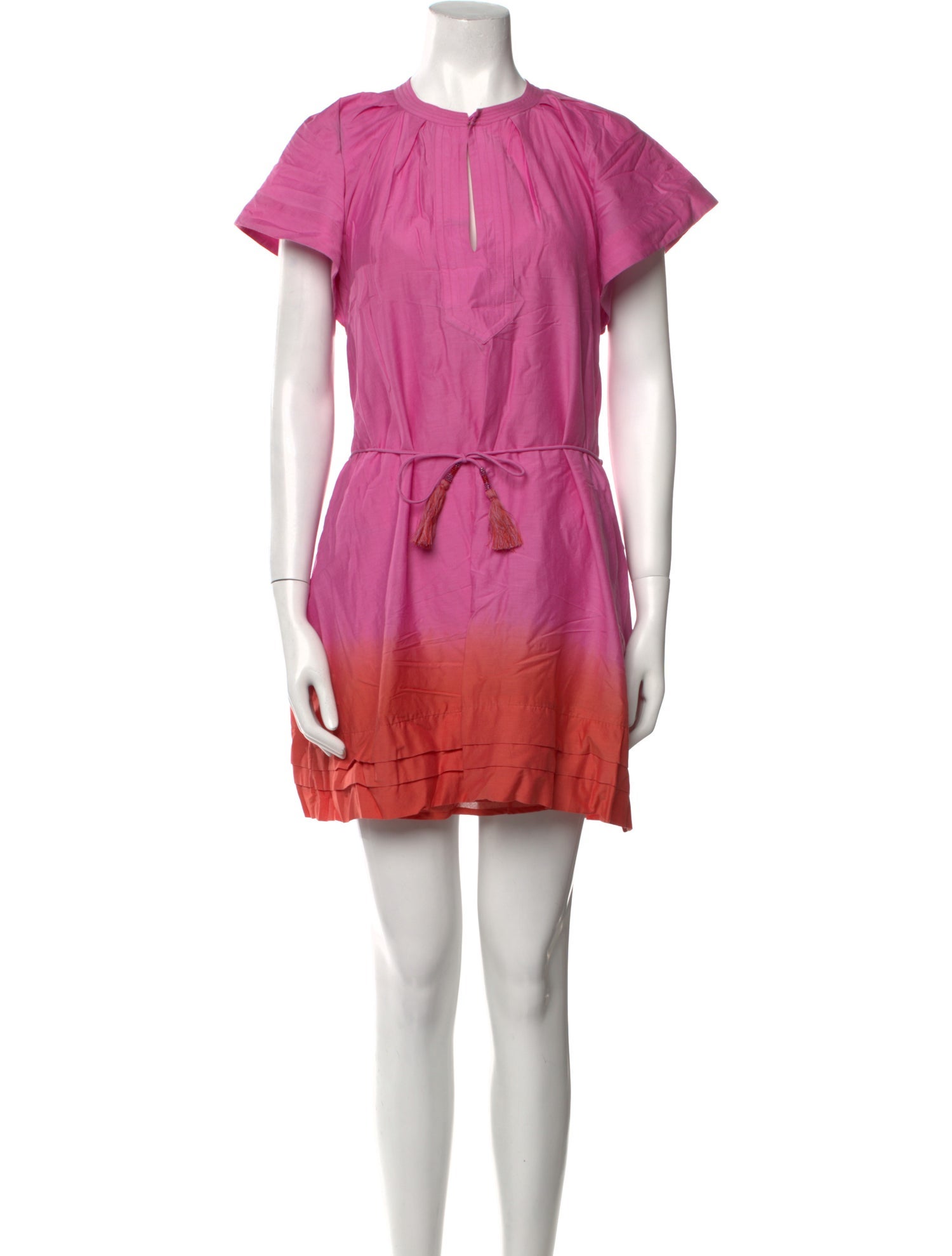 Mariacher Crew Neck Mini Dress