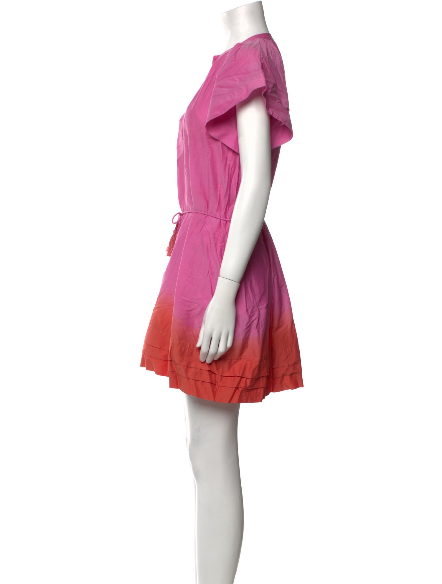 Mariacher Crew Neck Mini Dress