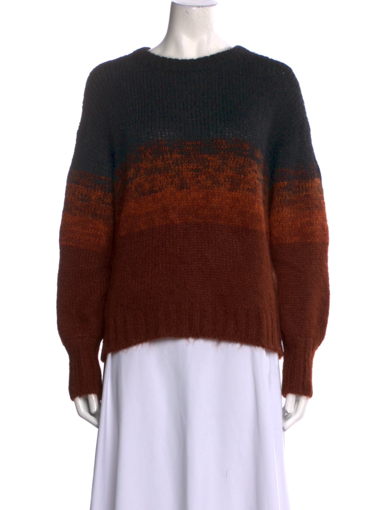 Mariacher Alpaca Colorblock Pattern Sweater w/ Tags