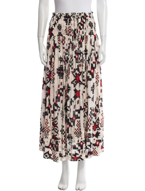 Mariacher Printed Midi Length Skirt