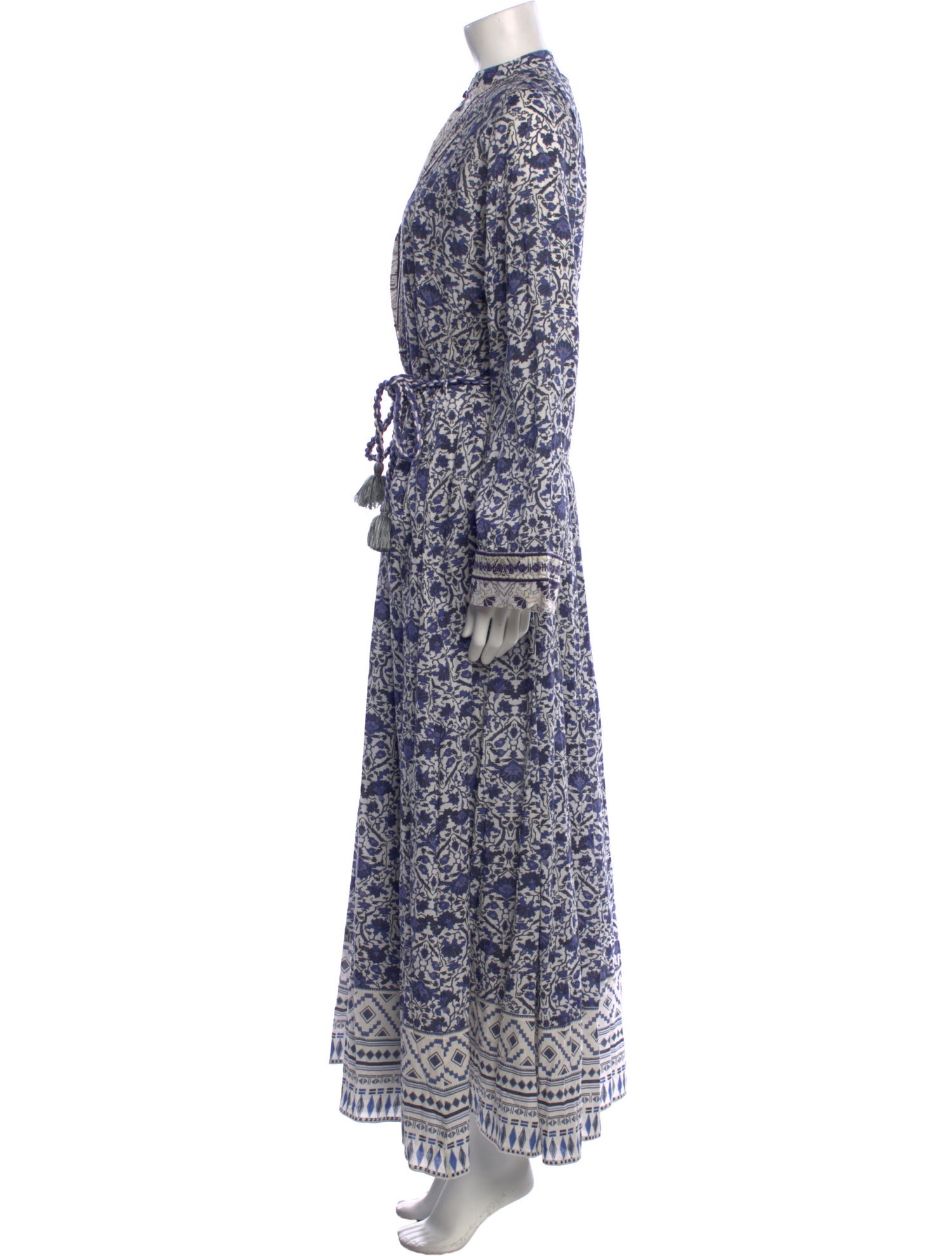 Mariacher Paisley Print Long Dress w/ Tags