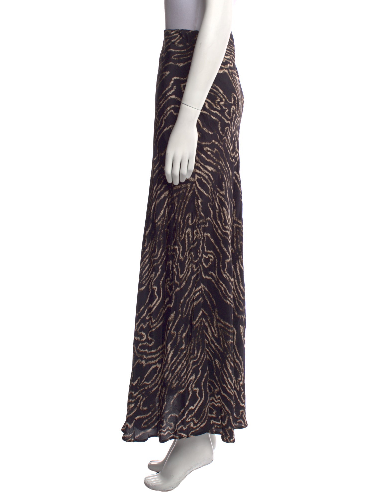 Mariacher Animal Print Long Skirt