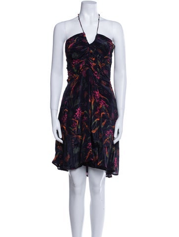 Mariacher Dresses Floral Print Mini Dress XL