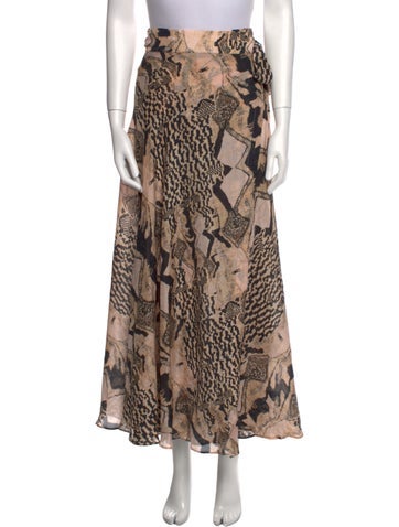 Mariacher Skirts Silk Midi Length Skirt M