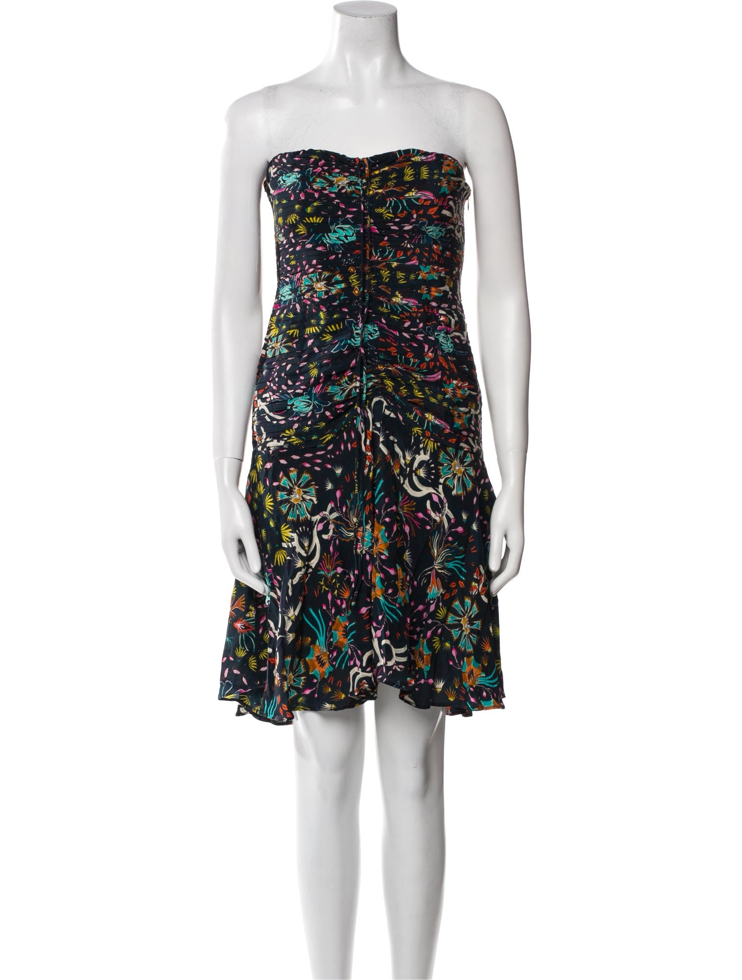 Mariacher Silk Mini Dress