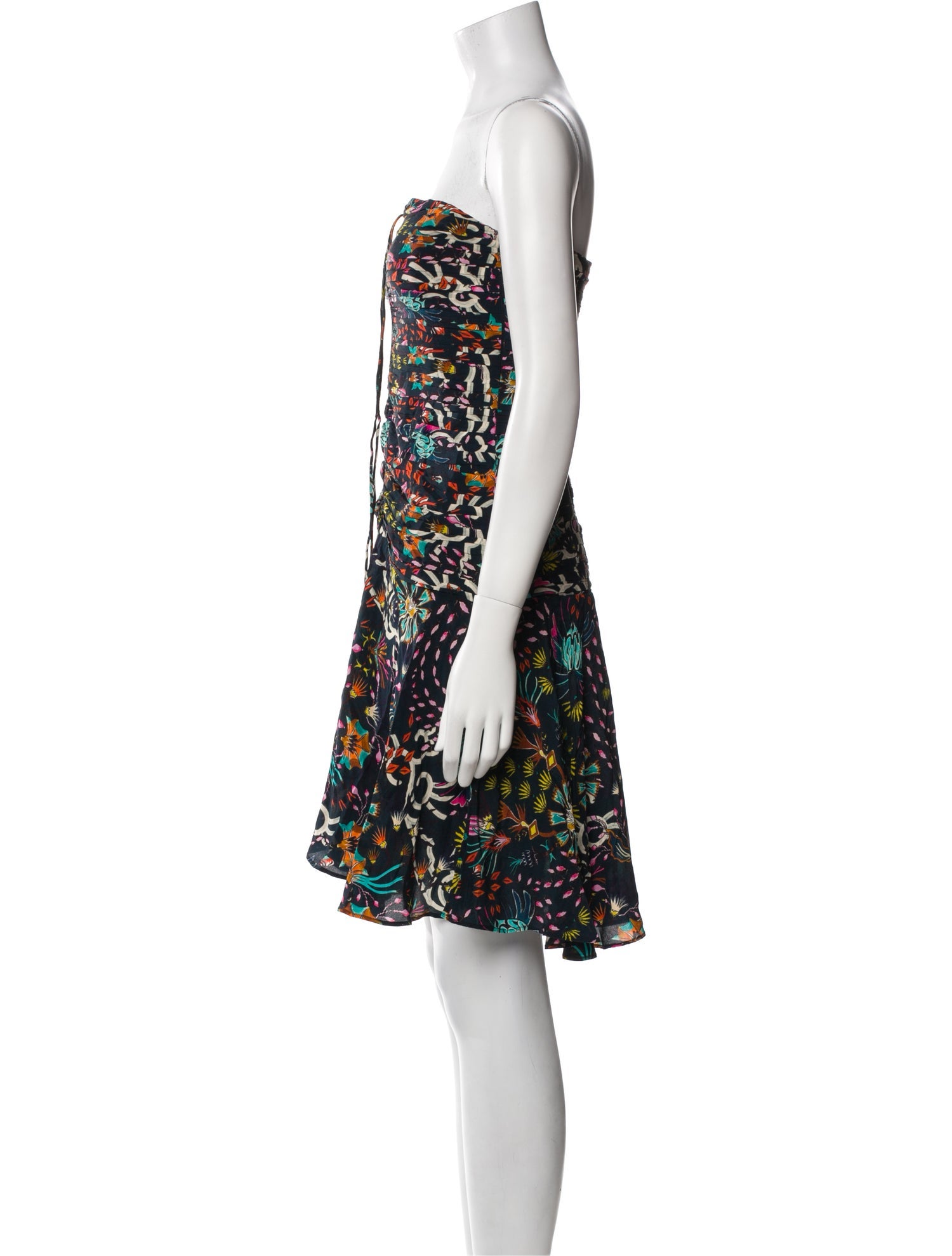 Mariacher Silk Mini Dress