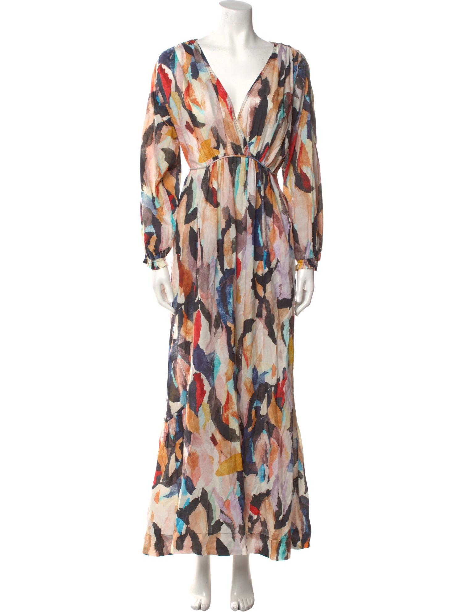 Mariacher Printed Long Dress