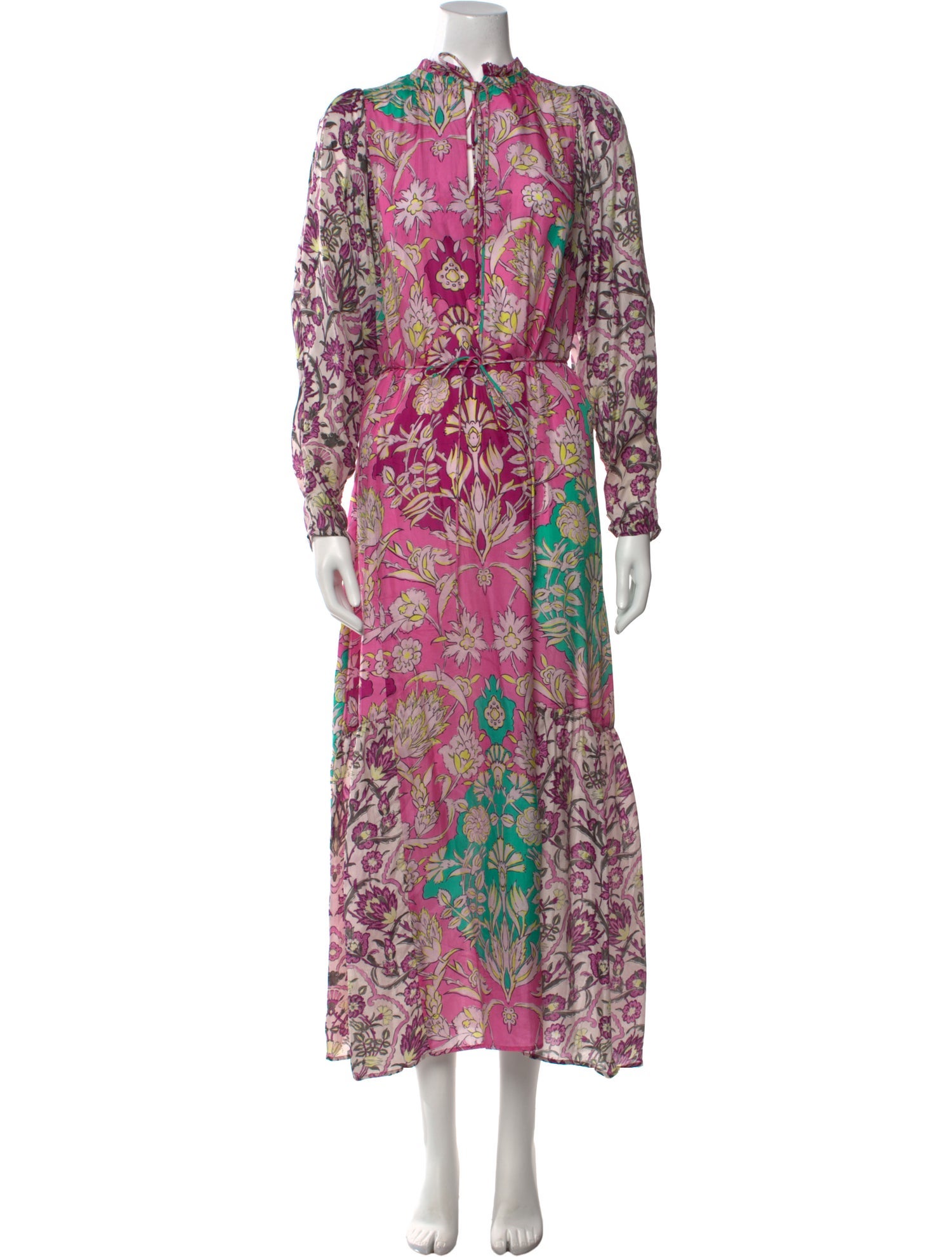 Mariacher Silk Long Dress