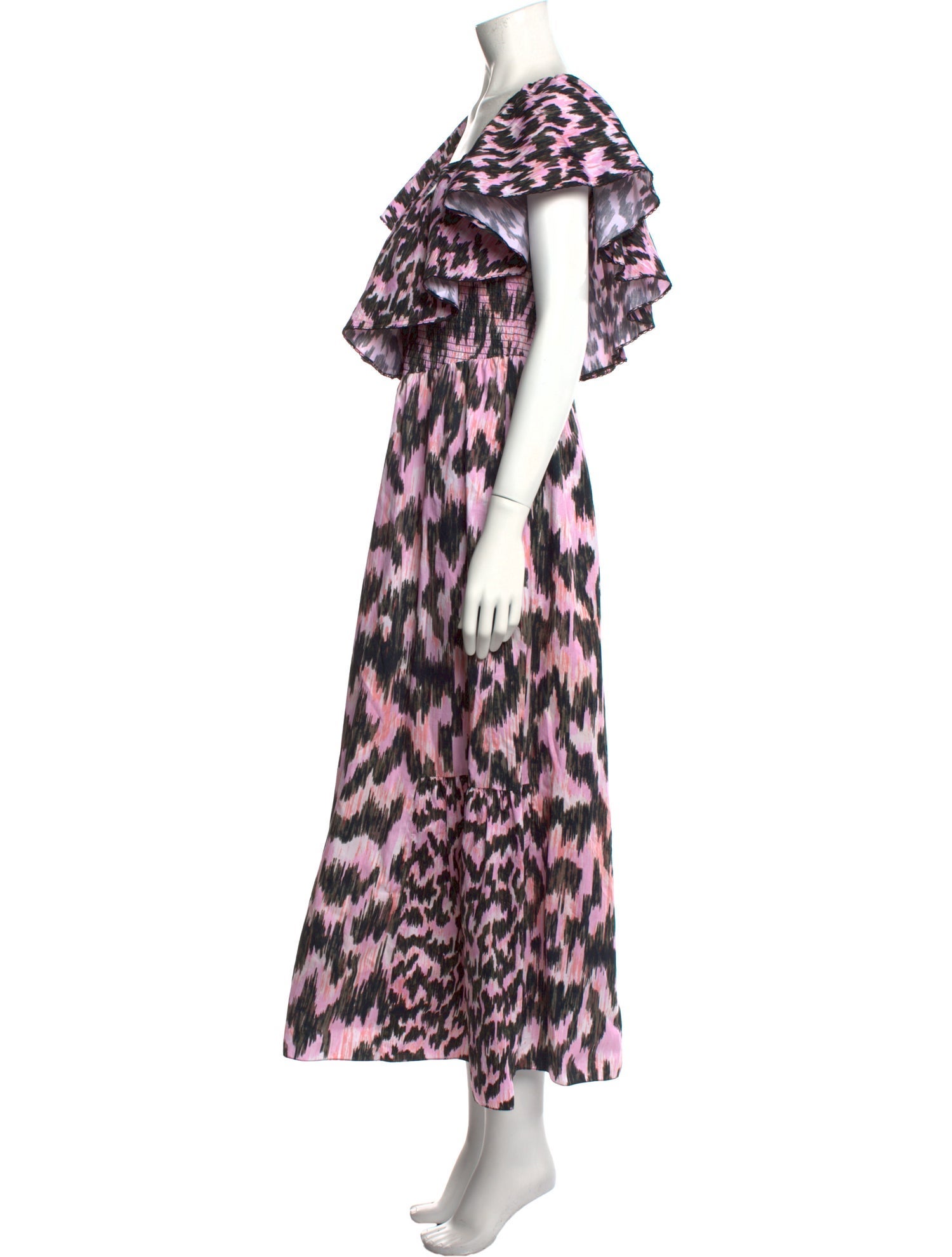 Mariacher Printed Long Dress