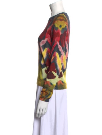 Mariacher Printed Crew Neck Sweater