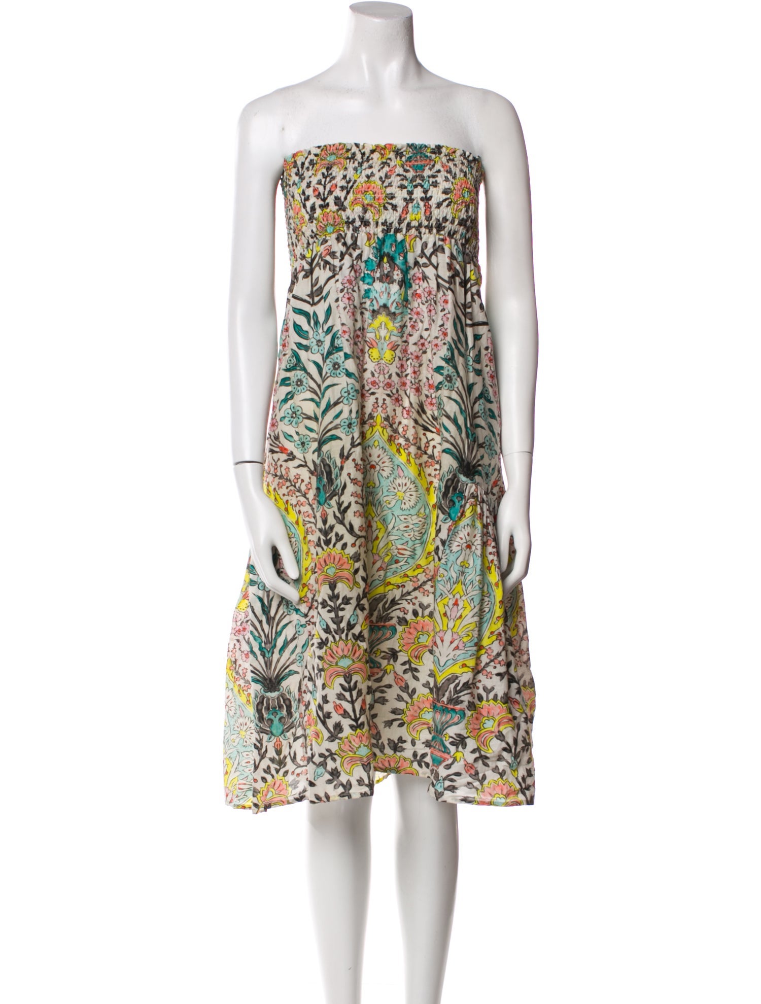 Mariacher Printed Knee-Length Dress