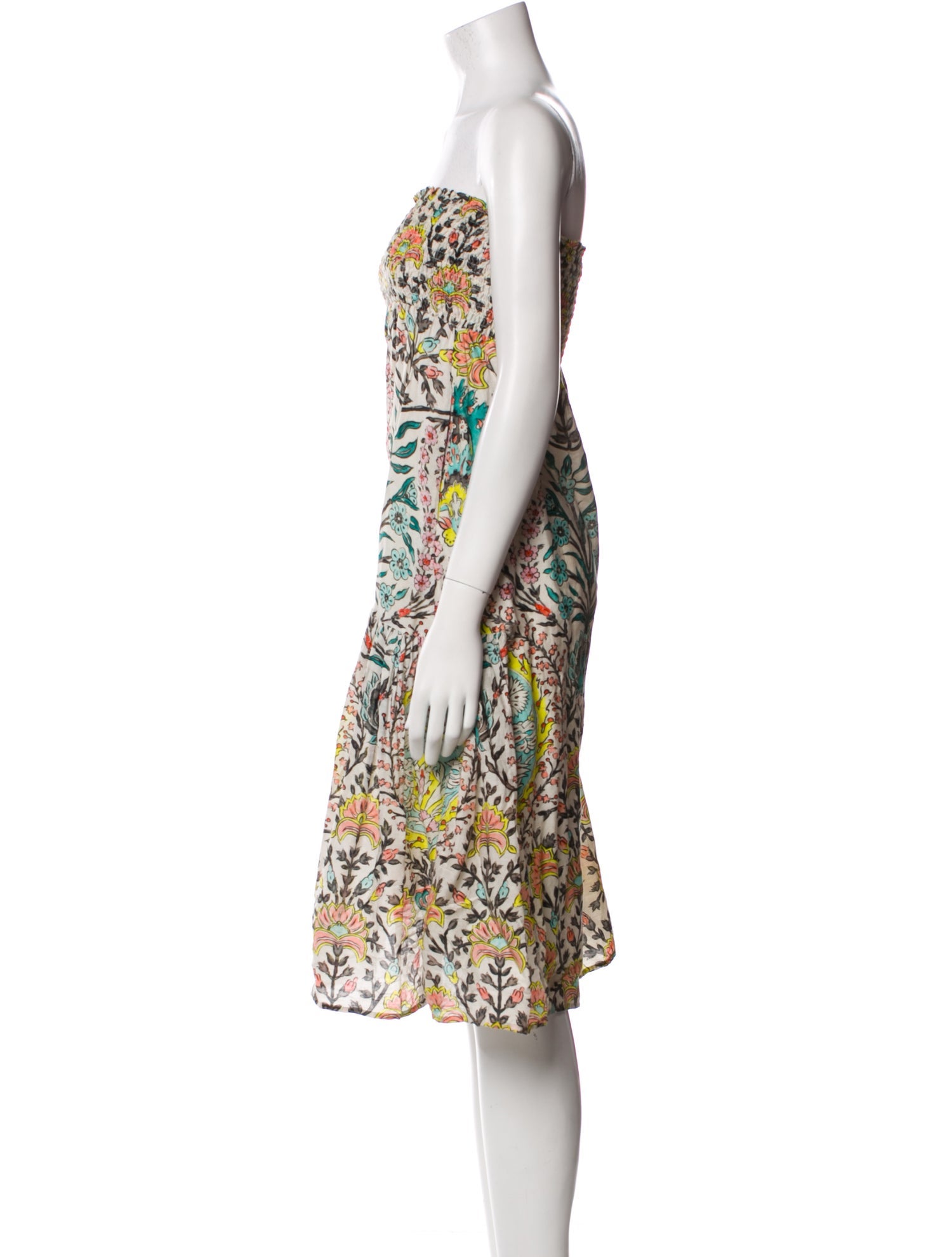 Mariacher Printed Knee-Length Dress