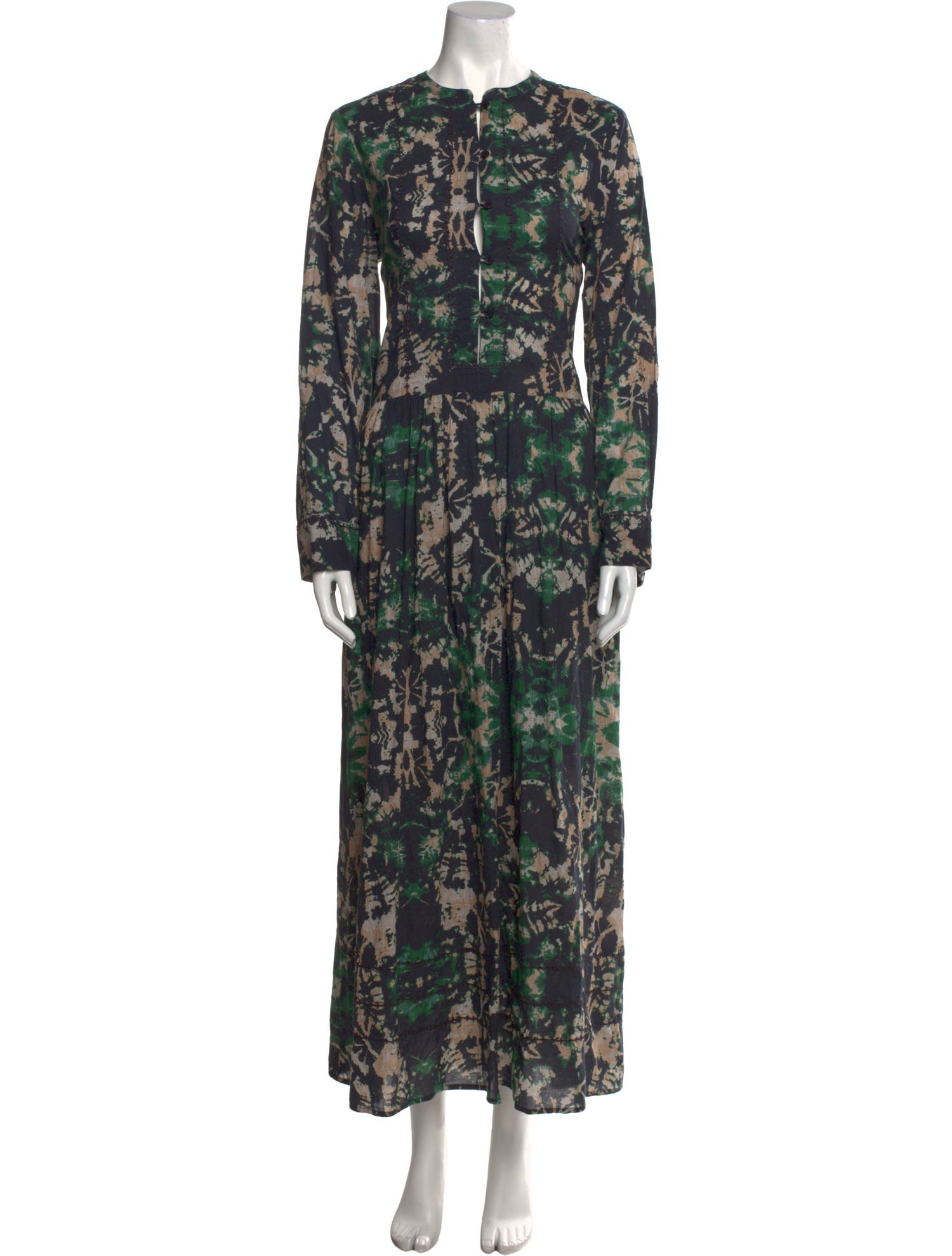 Mariacher Printed Long Dress