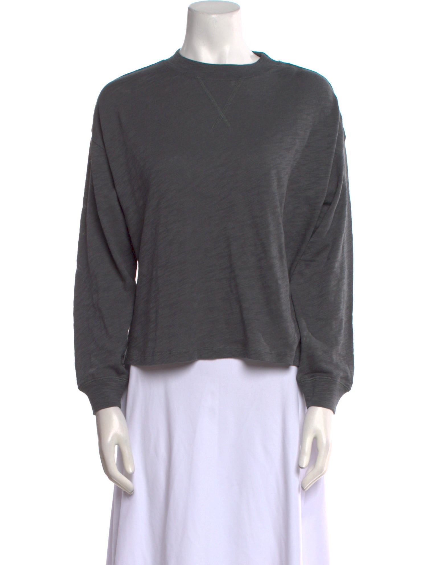 Mariacher Crew Neck Long Sleeve Sweatshirt