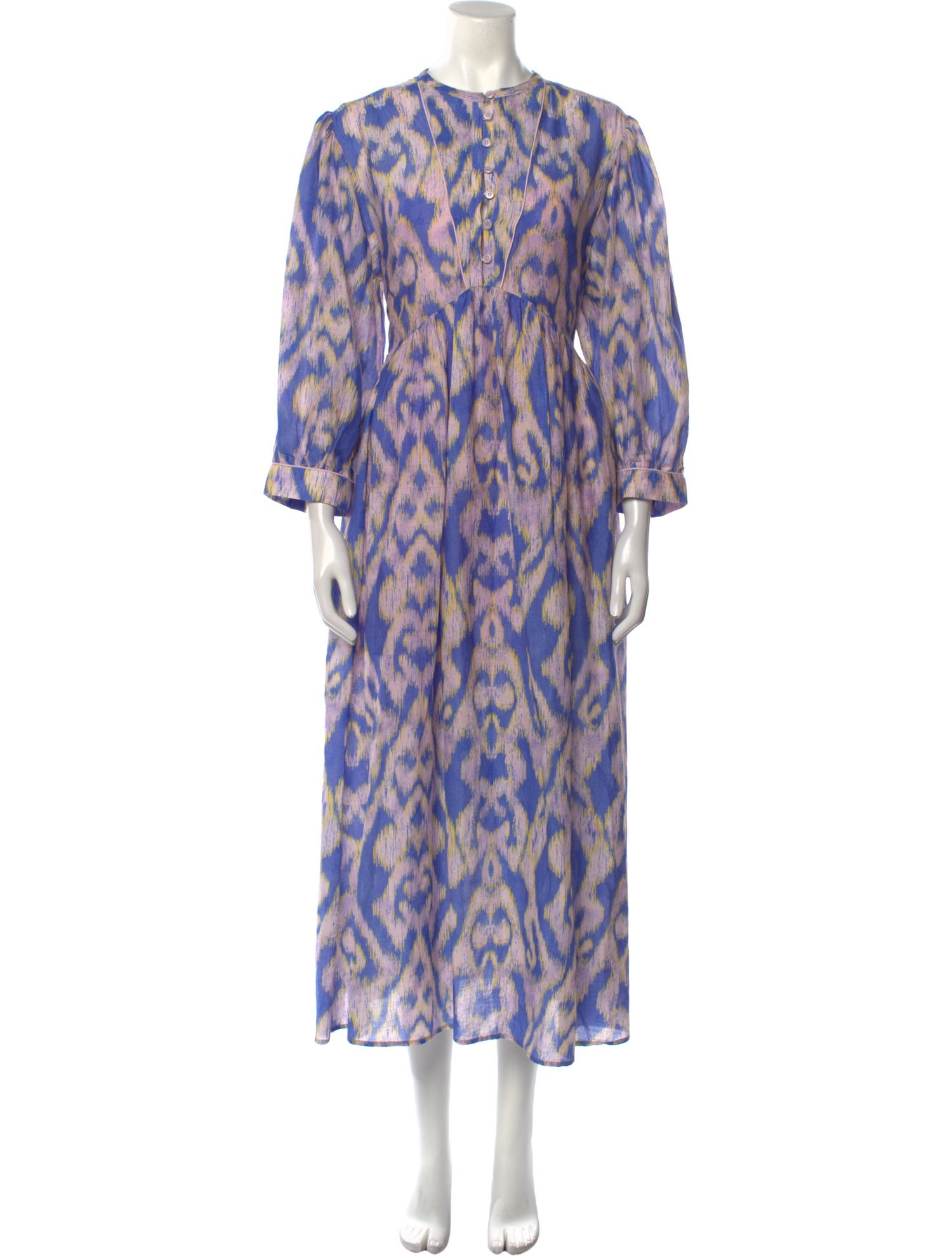 Mariacher Printed Long Dress