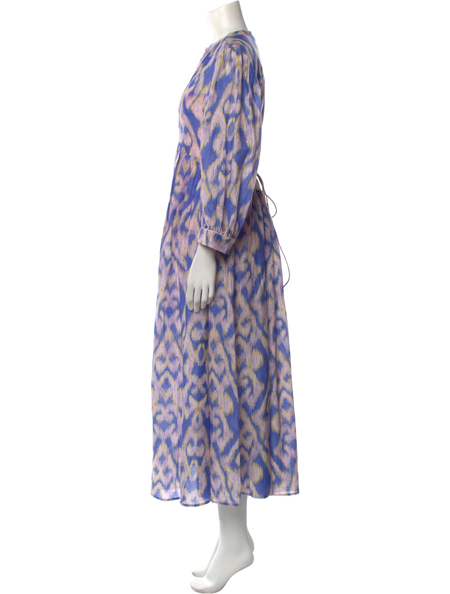 Mariacher Printed Long Dress