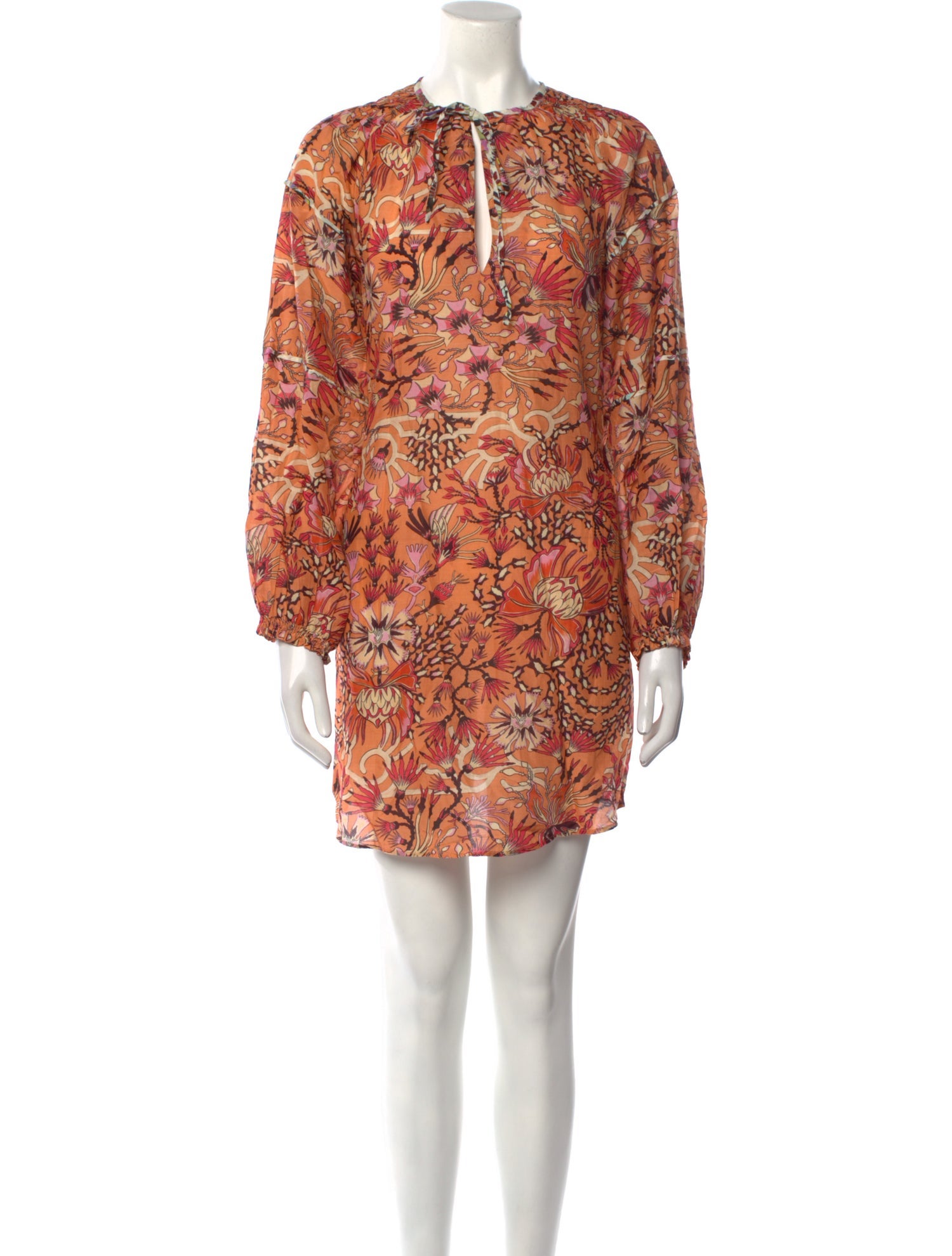 Mariacher Printed Mini Dress