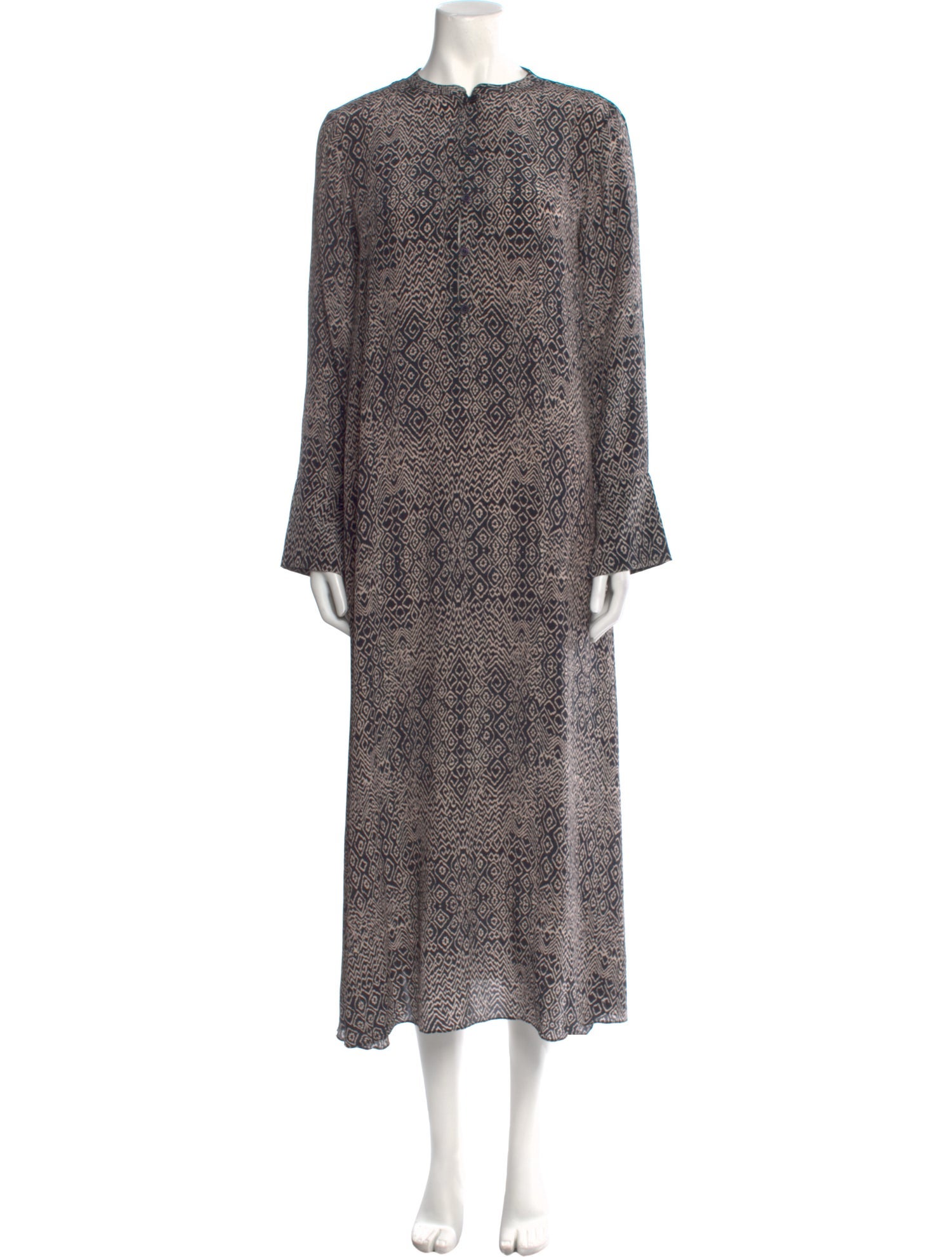 Mariacher Silk Long Dress