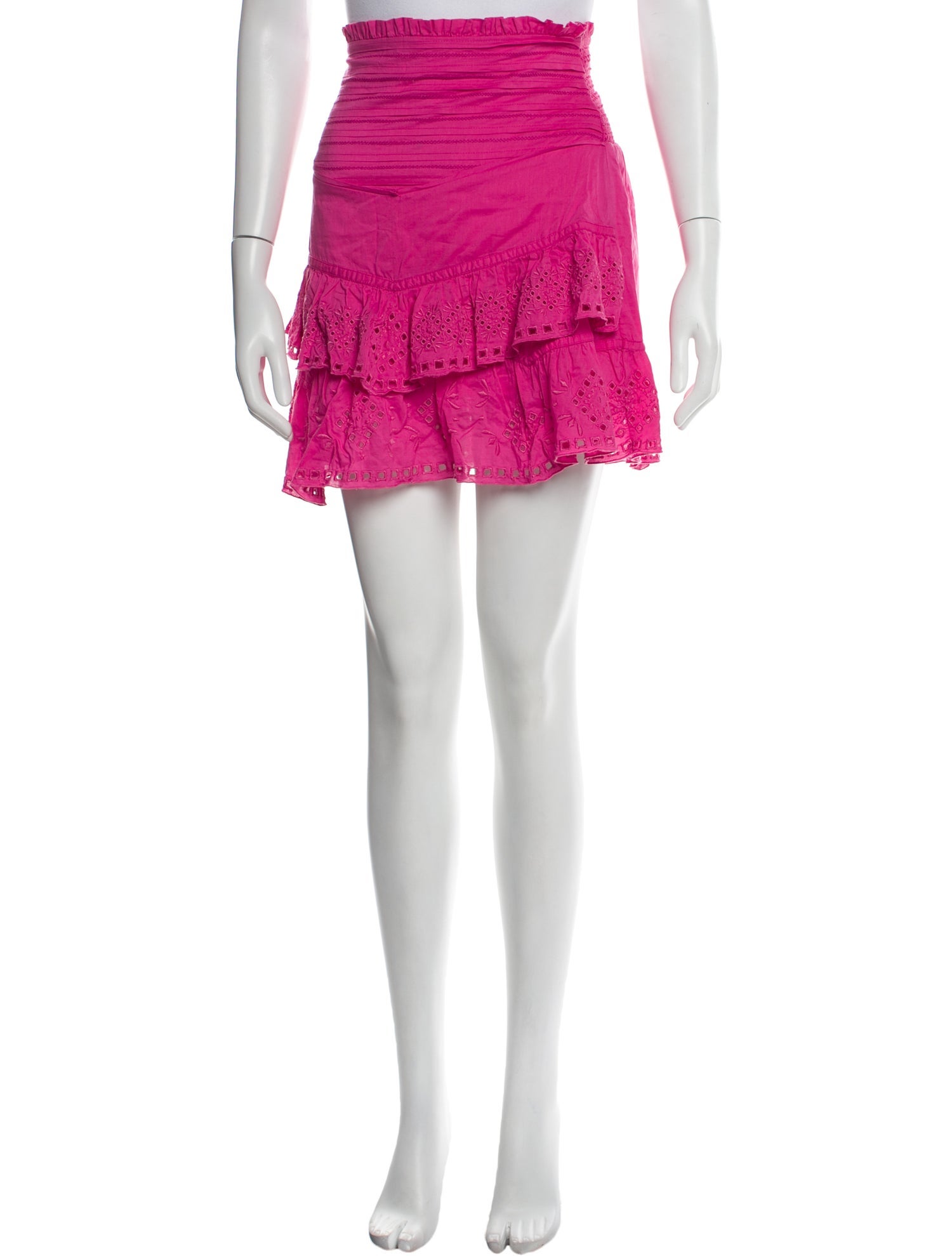 Mariacher Lace Pattern Knee-Length Skirt