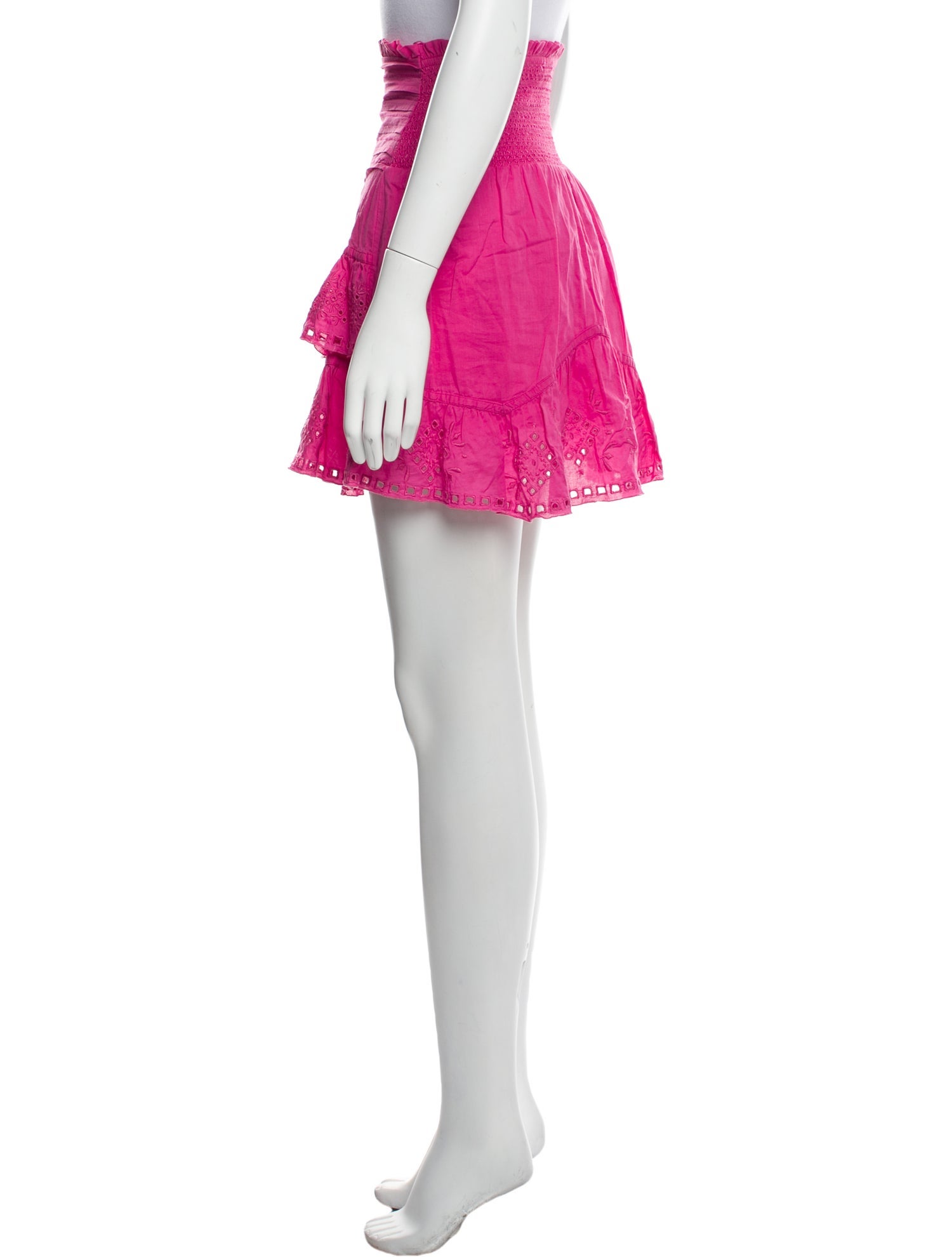 Mariacher Lace Pattern Knee-Length Skirt