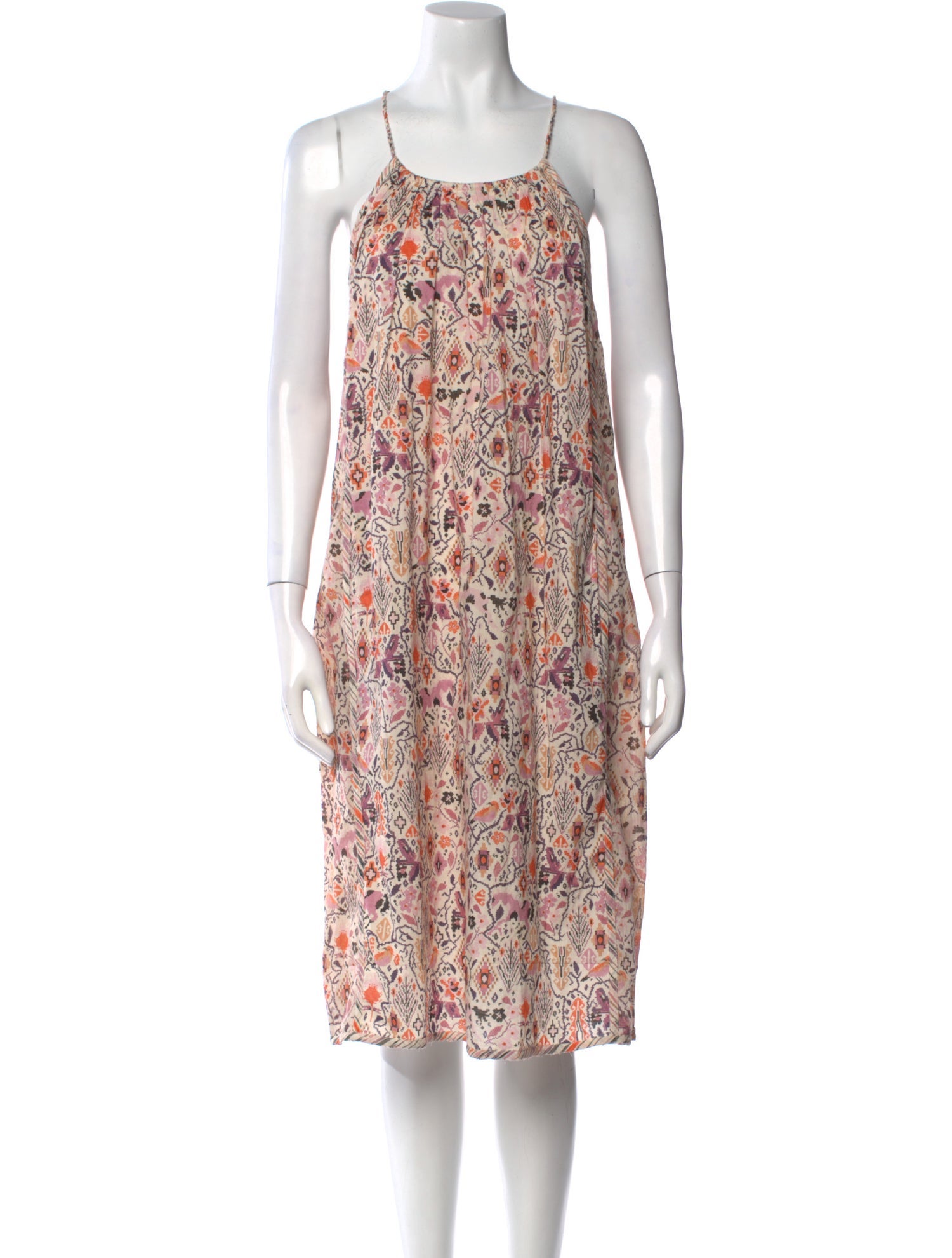 Mariacher Floral Print Long Dress