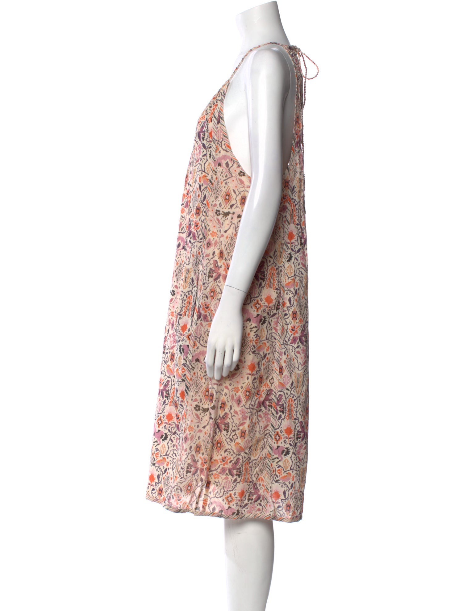 Mariacher Floral Print Long Dress