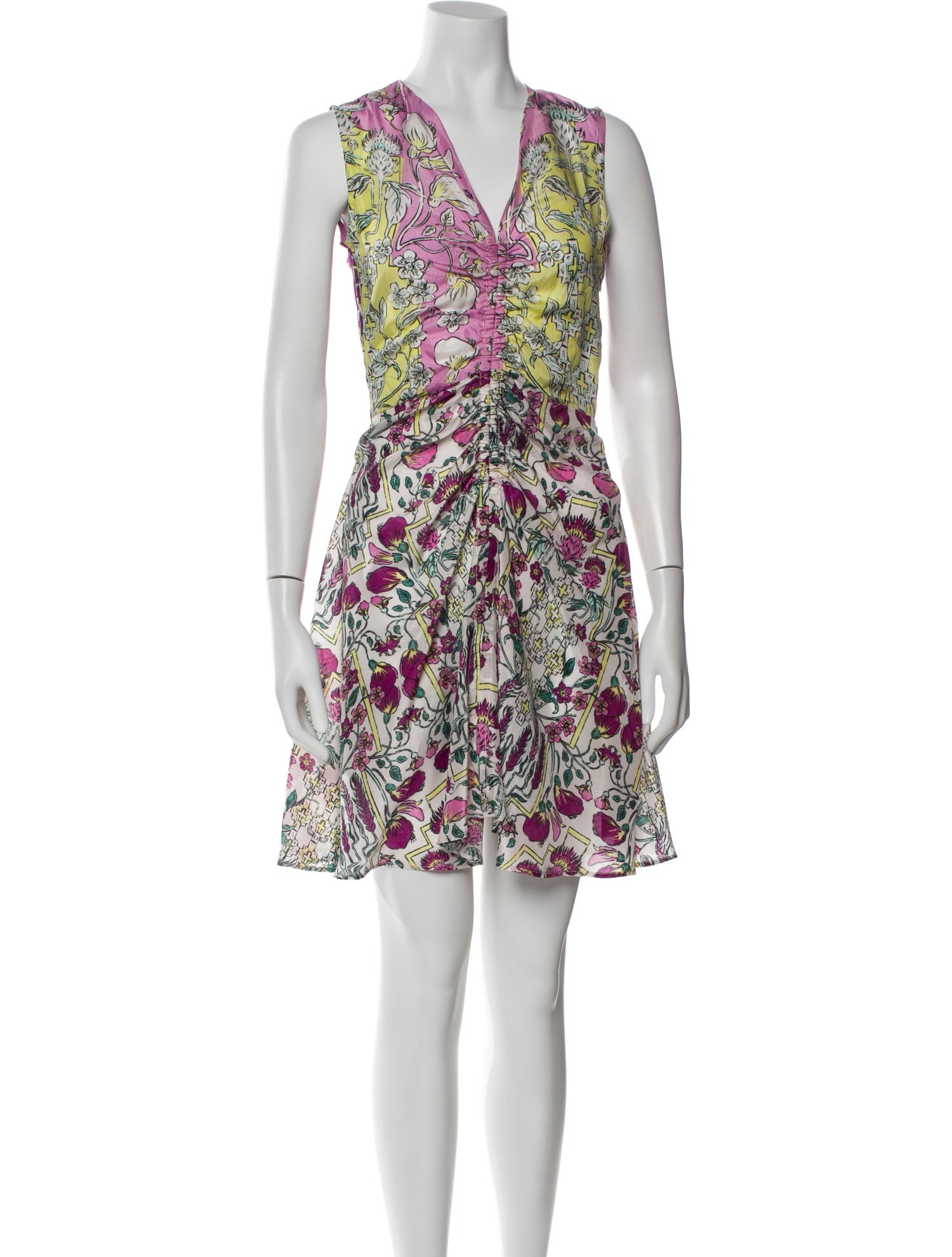 Mariacher Silk Mini Dress w/ Tags