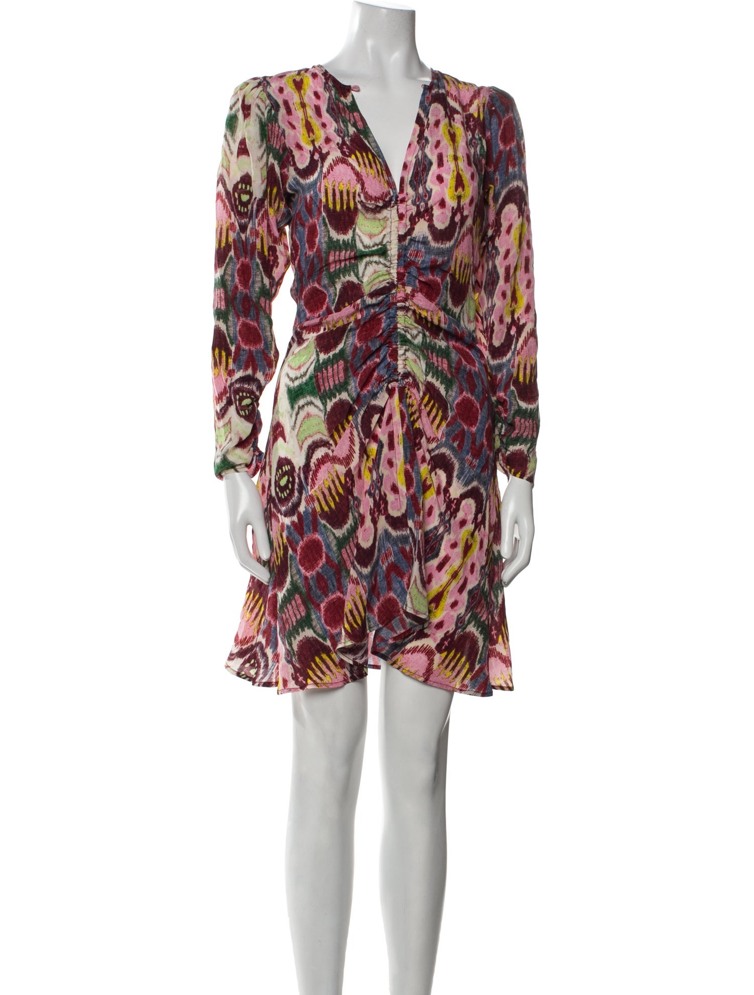 Mariacher Silk Mini Dress