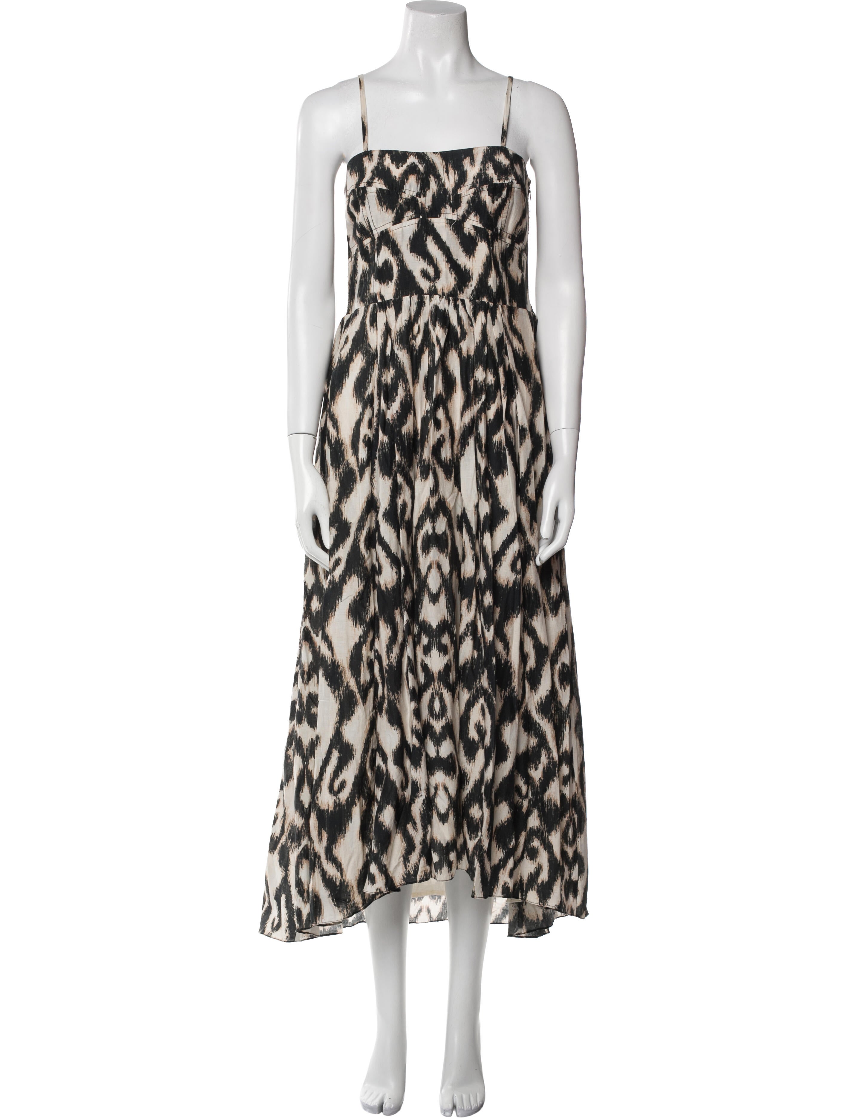 Mariacher Printed Midi Length Dress