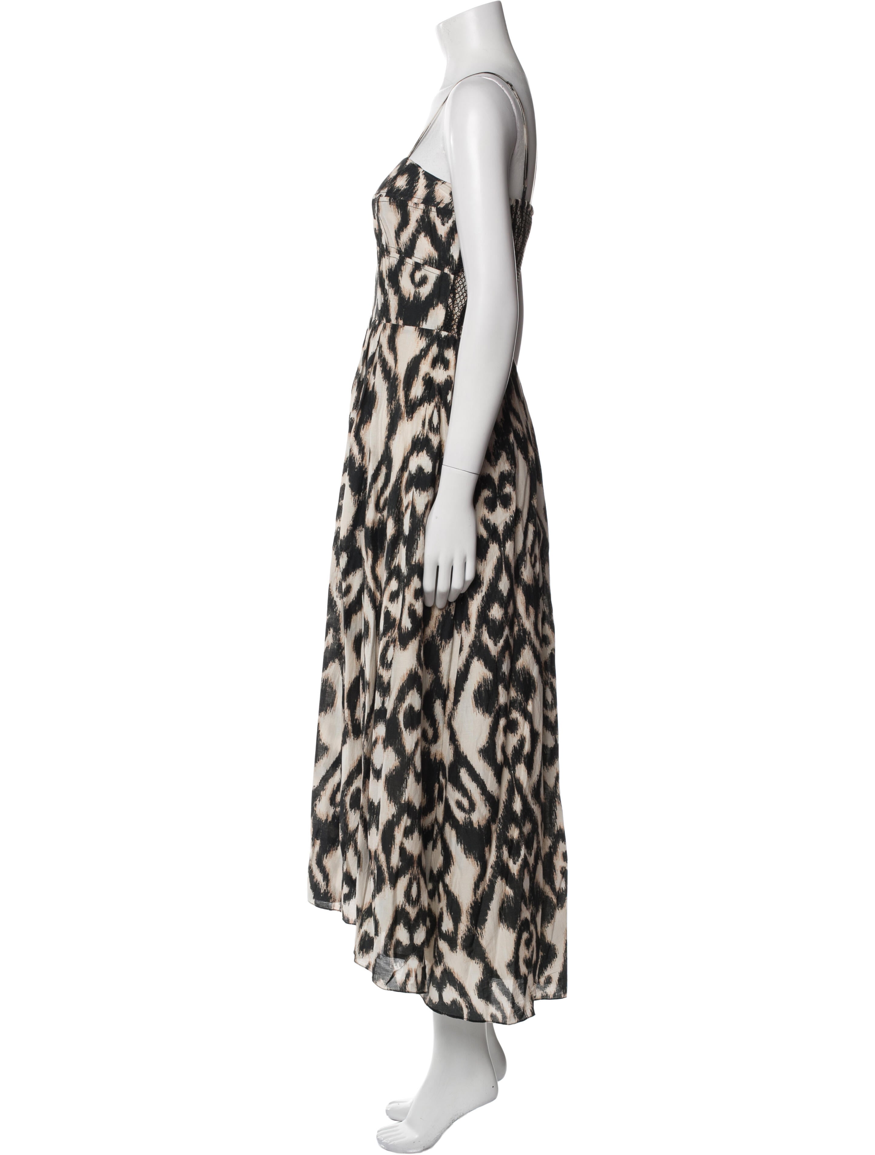 Mariacher Printed Midi Length Dress